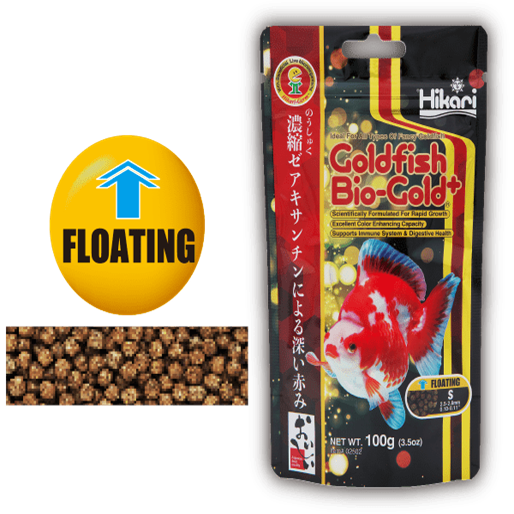 Hikari Goldfish Bio Gold Plus Floating Small pellet 300 gm Hikari Goldfish Bio Gold Plus Floating Small pellet 300 gm