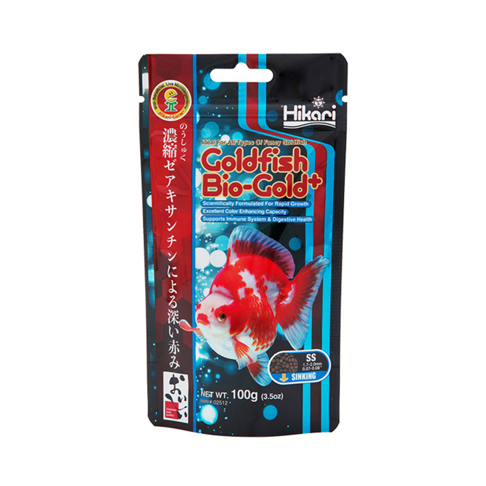 Hikari Goldfish Bio Gold Plus Sinking Small pellet 100 gm Hikari Goldfish Bio Gold Plus Sinking