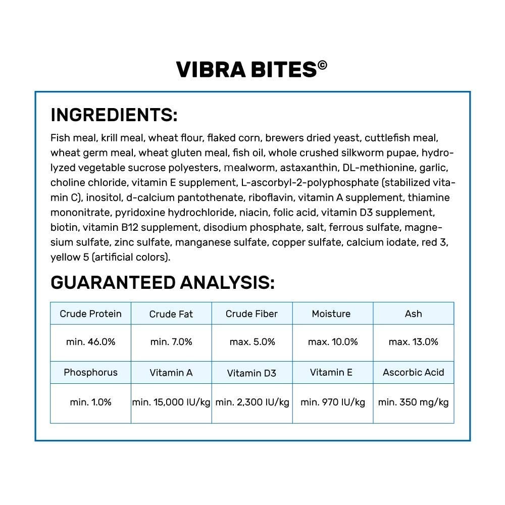 Hikari Vibra Bites 73 Gms Hikari Vibra Bites 73 Gms