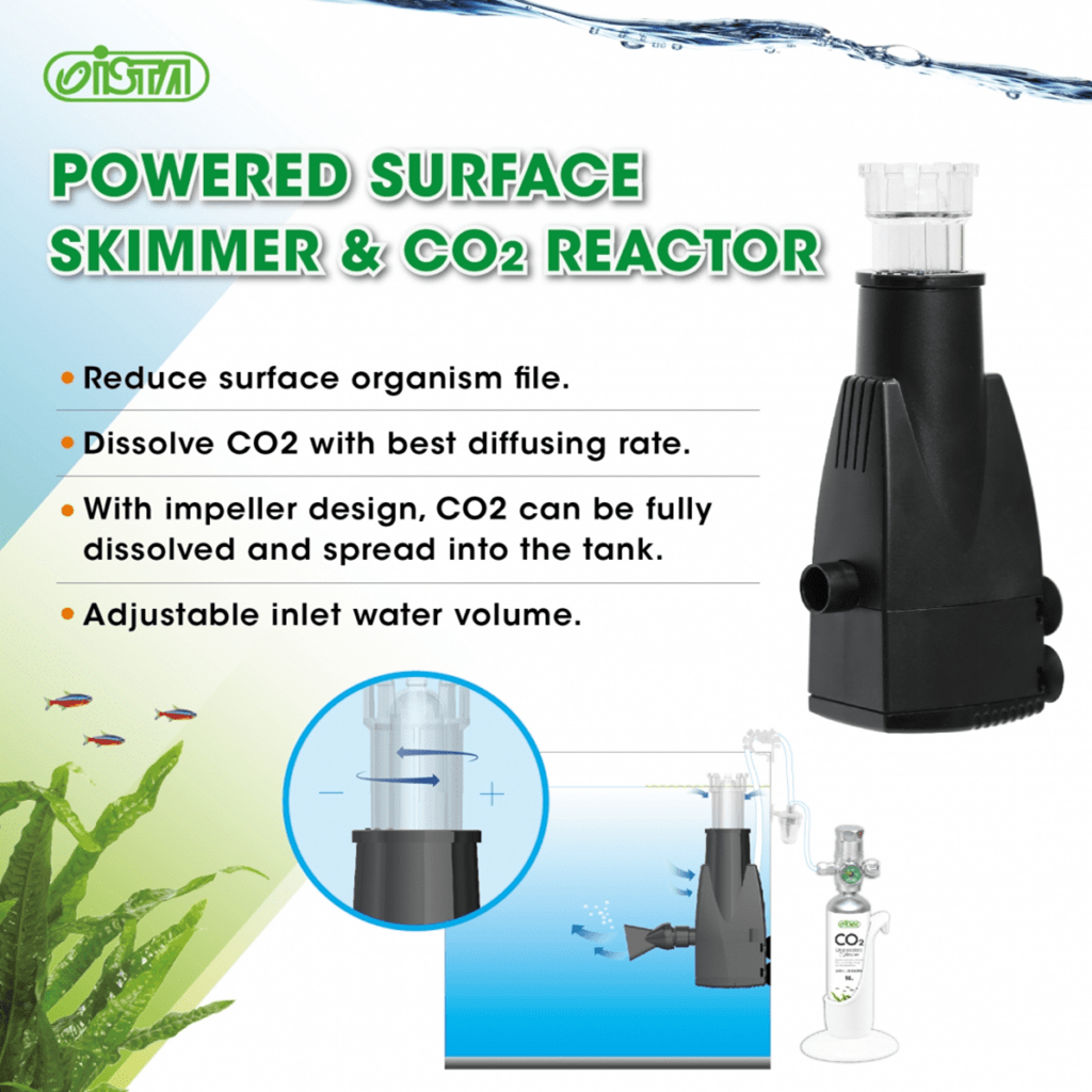 ISTA Powered Surface Skimmer and CO2 Reactor ISTA Powered Surface Skimmer and CO2 Reactor