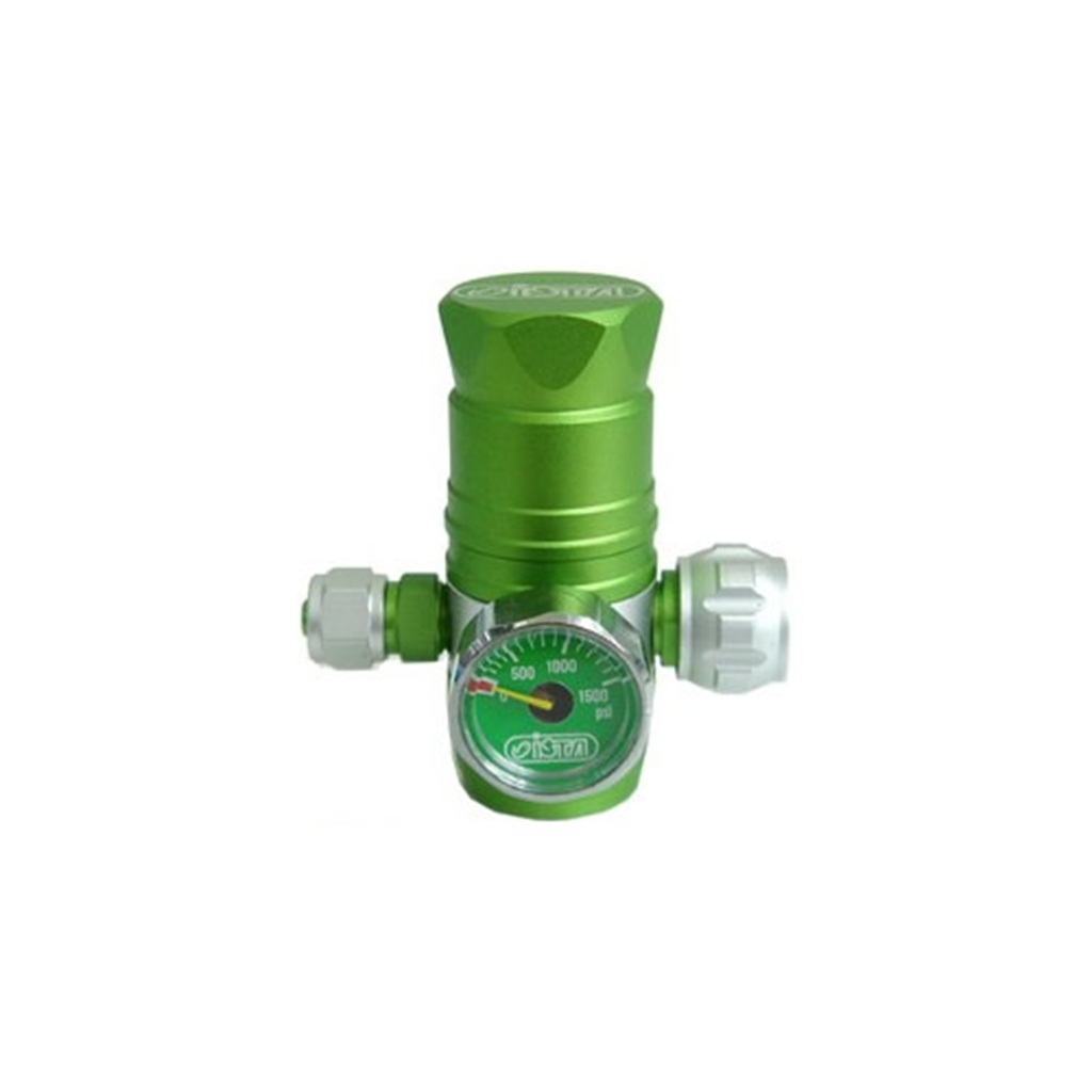 ISTA Vertical Pressure Reduced Regulator (Face - UP) Green ISTA Vertical Pressure Reduced Regulator (Face - UP) Green