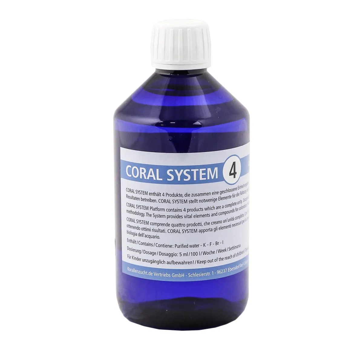 Korallen-Zucht Coral System 4 - 500 ml Korallen-Zucht Coral System 4 - 500 ml