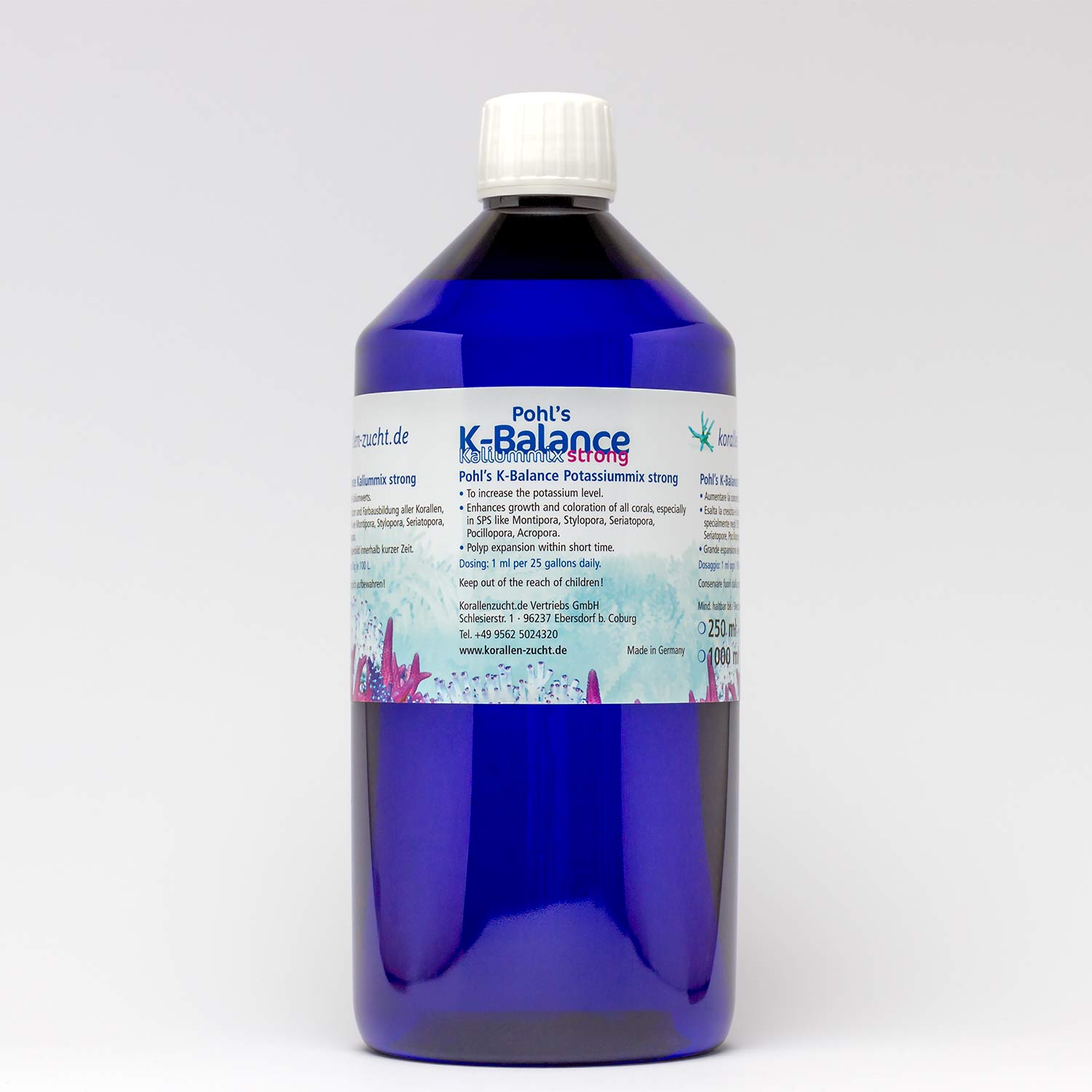 Korallen Zucht K-Balance - 1000 ml Korallen Zucht K-Balance - 1000 ml
