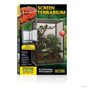 ExoTerra Screen Terrarium Medium X-Tall Aluminum Screen Habitat - Image 2