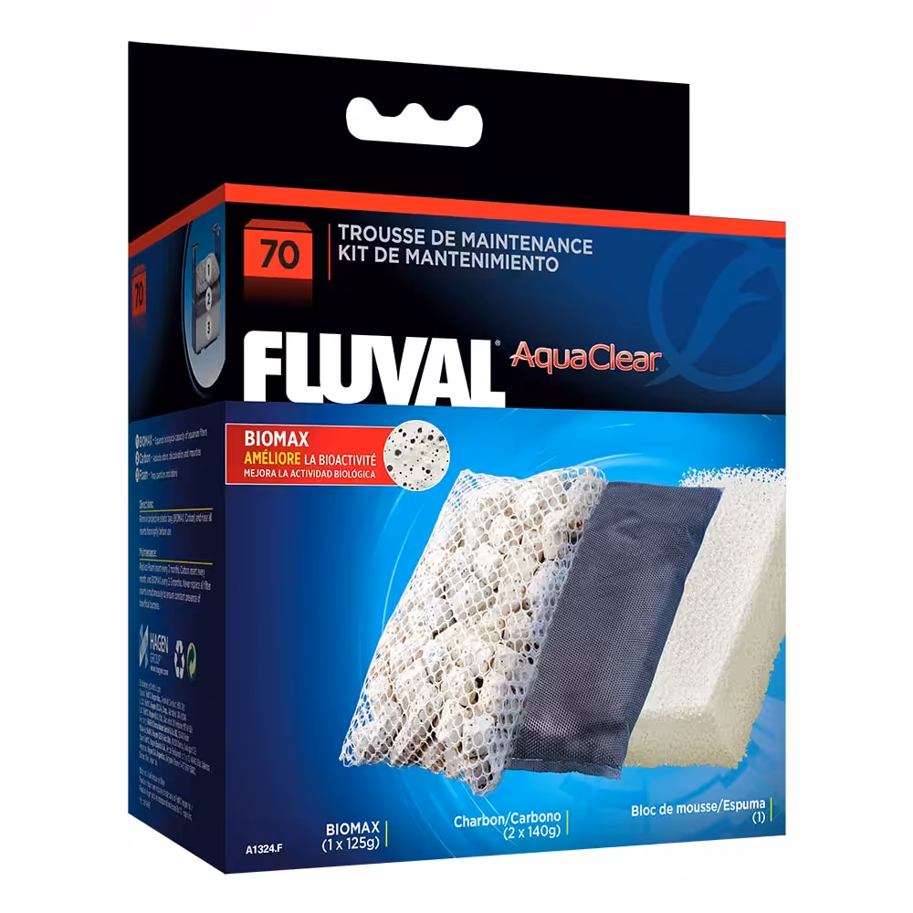 Media Maintenance Kit for Fluval AquaClear 70, up to 70 US Gal / 265 L – A1324
