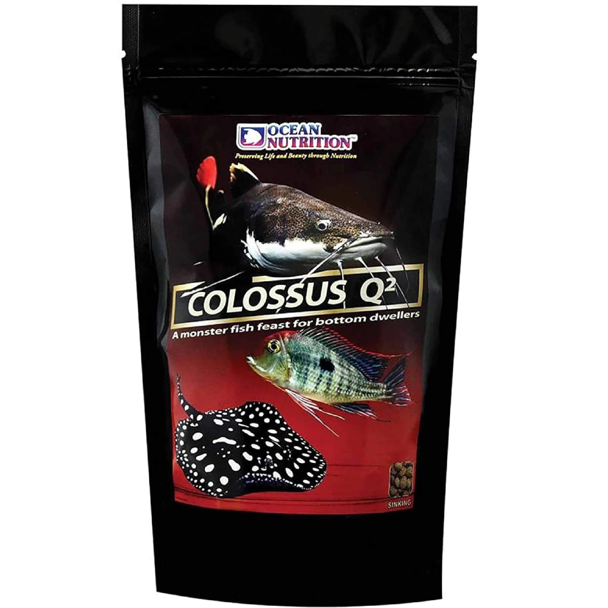 Ocean Nutrition Colossus Q2 Sinking Pellets 200 gm - For Bottom Feeders Ocean Nutrition Colossus Q2 Sinking Pellets 200 gm - For Bottom Feeders