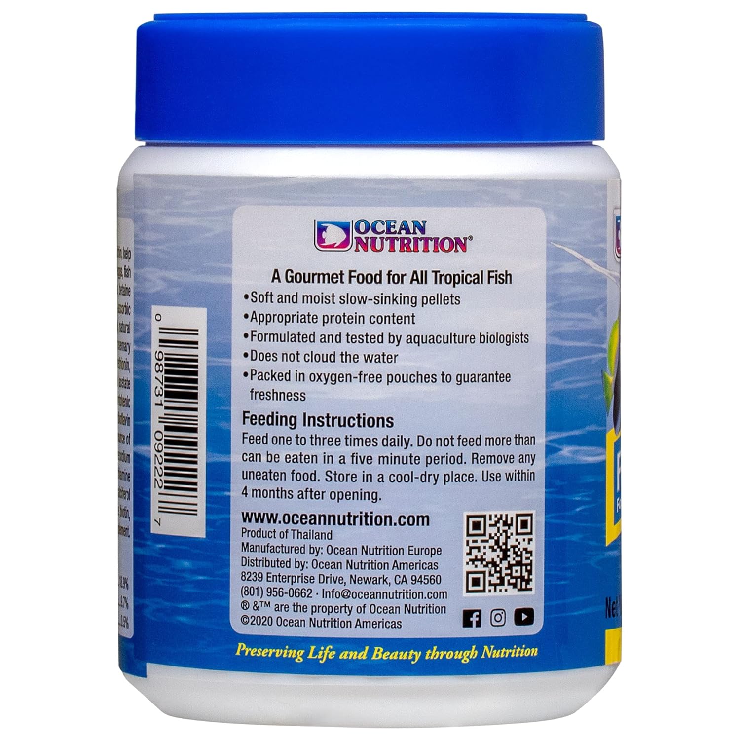 Ocean Nutrition Formula 1 Marine Pellet Small 200 Gm Ocean Nutrition Formula 1 Marine Pellet Small 200 Gm