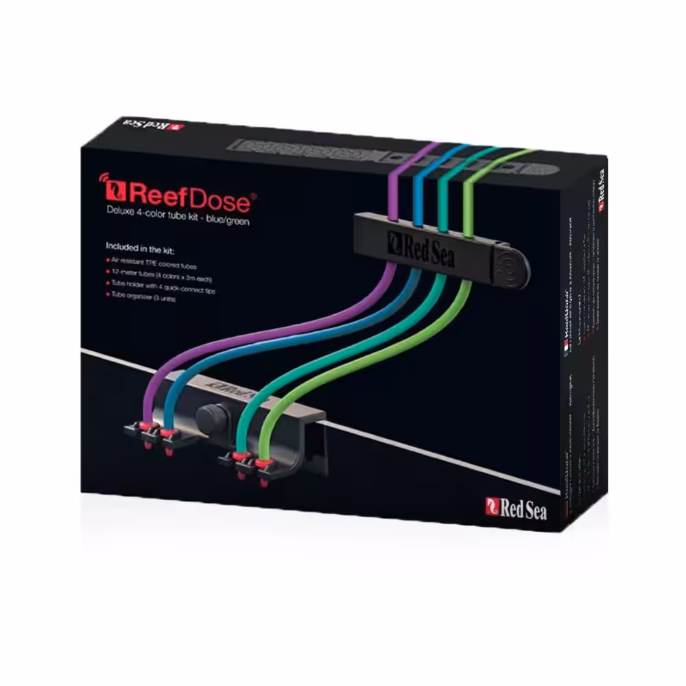 ReefDose Deluxe 4-Color Tubing & Accessories Kit - Blue Green ReefDose Deluxe 4-Color Tubing & Accessories Kit - Blue Green