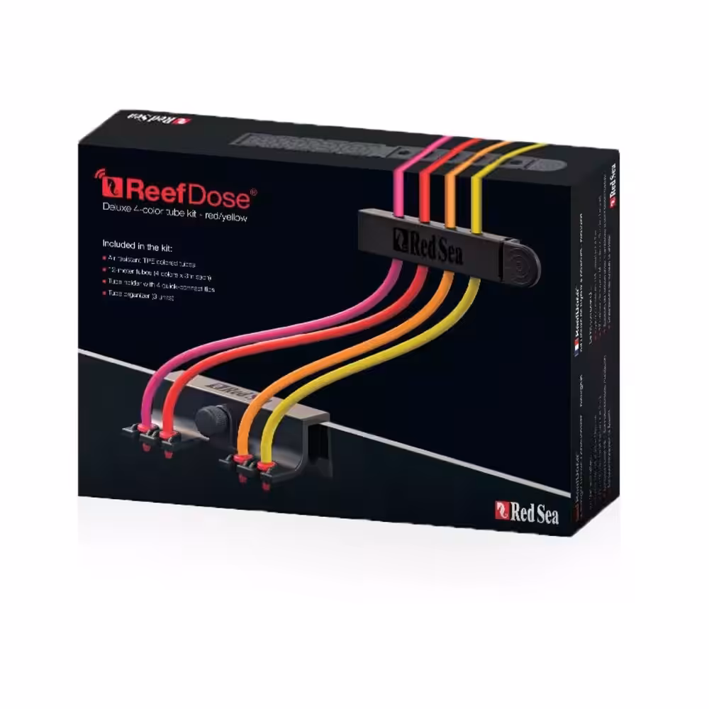 ReefDose Deluxe 4-Color Tubing & Accessories Kit - Red Yellow ReefDose Deluxe 4-Color Tubing & Accessories Kit - Red Yellow