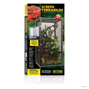 ExoTerra Screen Terrarium Small X-Tall Aluminum Screen Habitat - Image 2