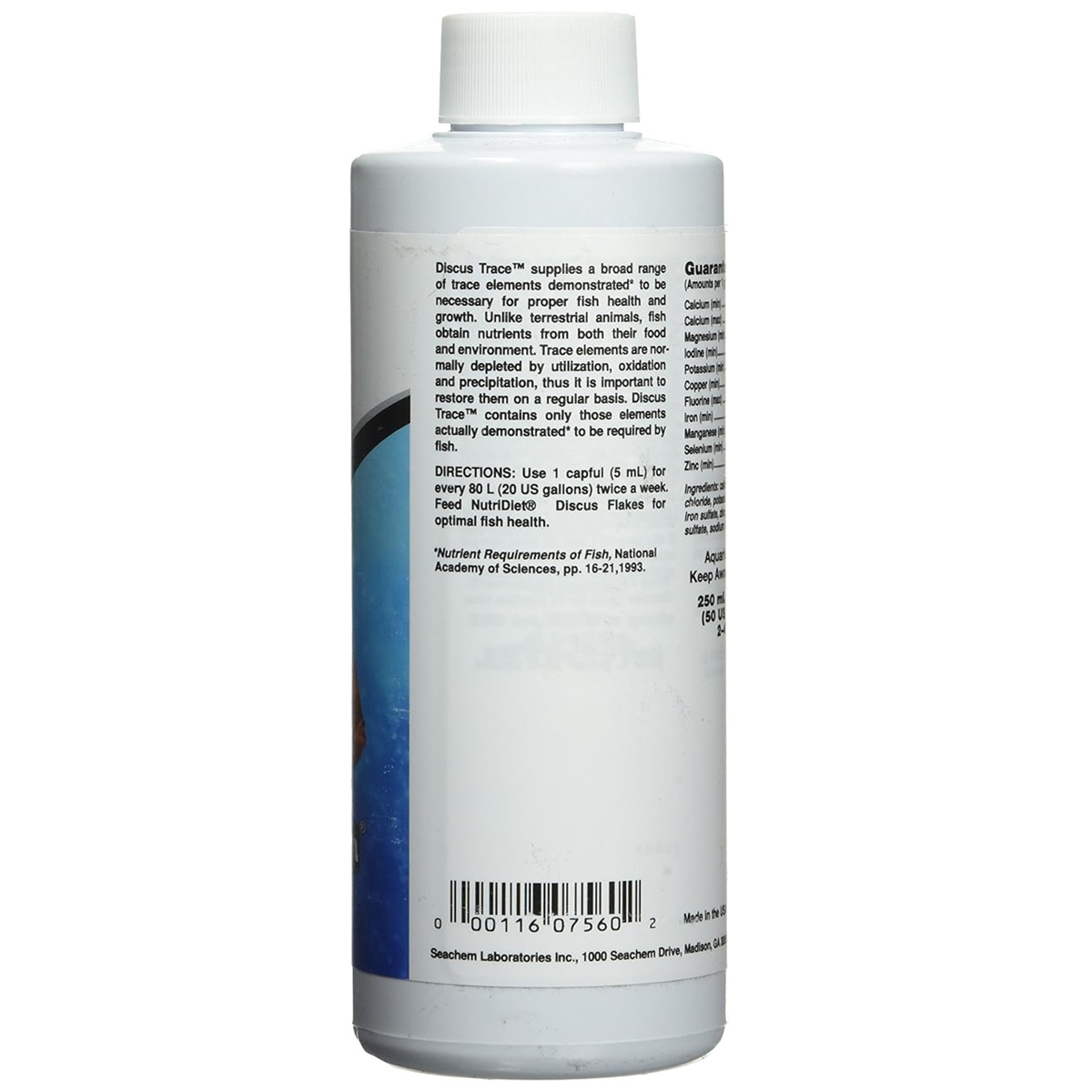 Seachem Discus Trace 250 ml Seachem Discus Trace 250 ml