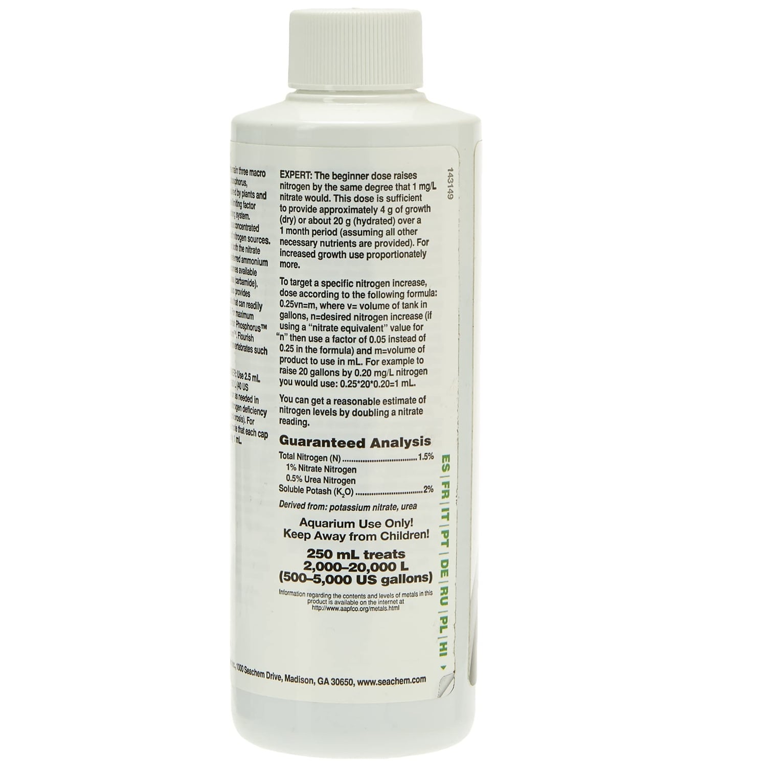 Seachem Flourish Nitrogen 500 ml Seachem Flourish Nitrogen 500 ml