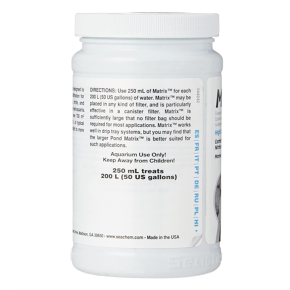 Seachem Matrix 250 ml Seachem Matrix 250 ml
