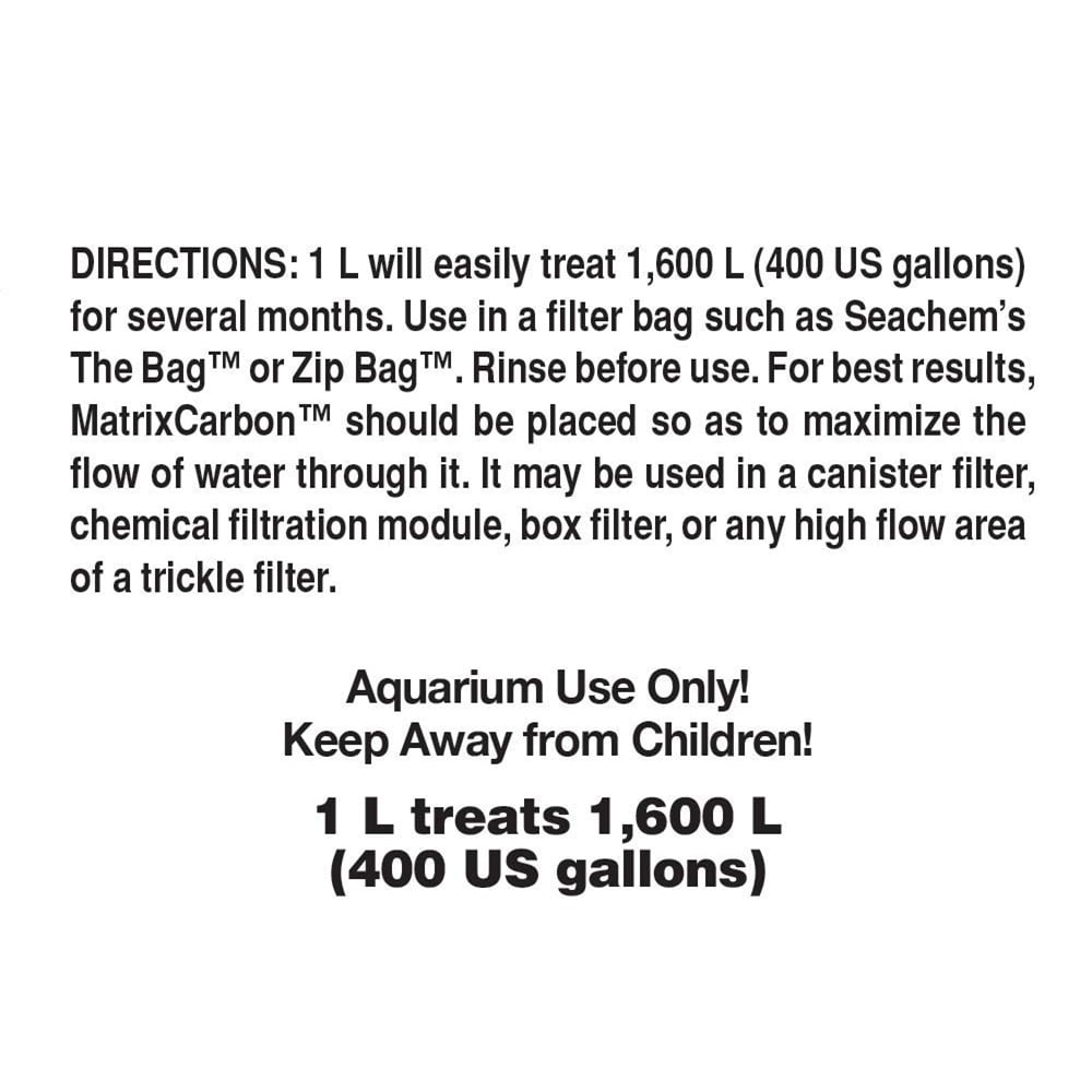 Seachem Matrix Carbon 1 Litre