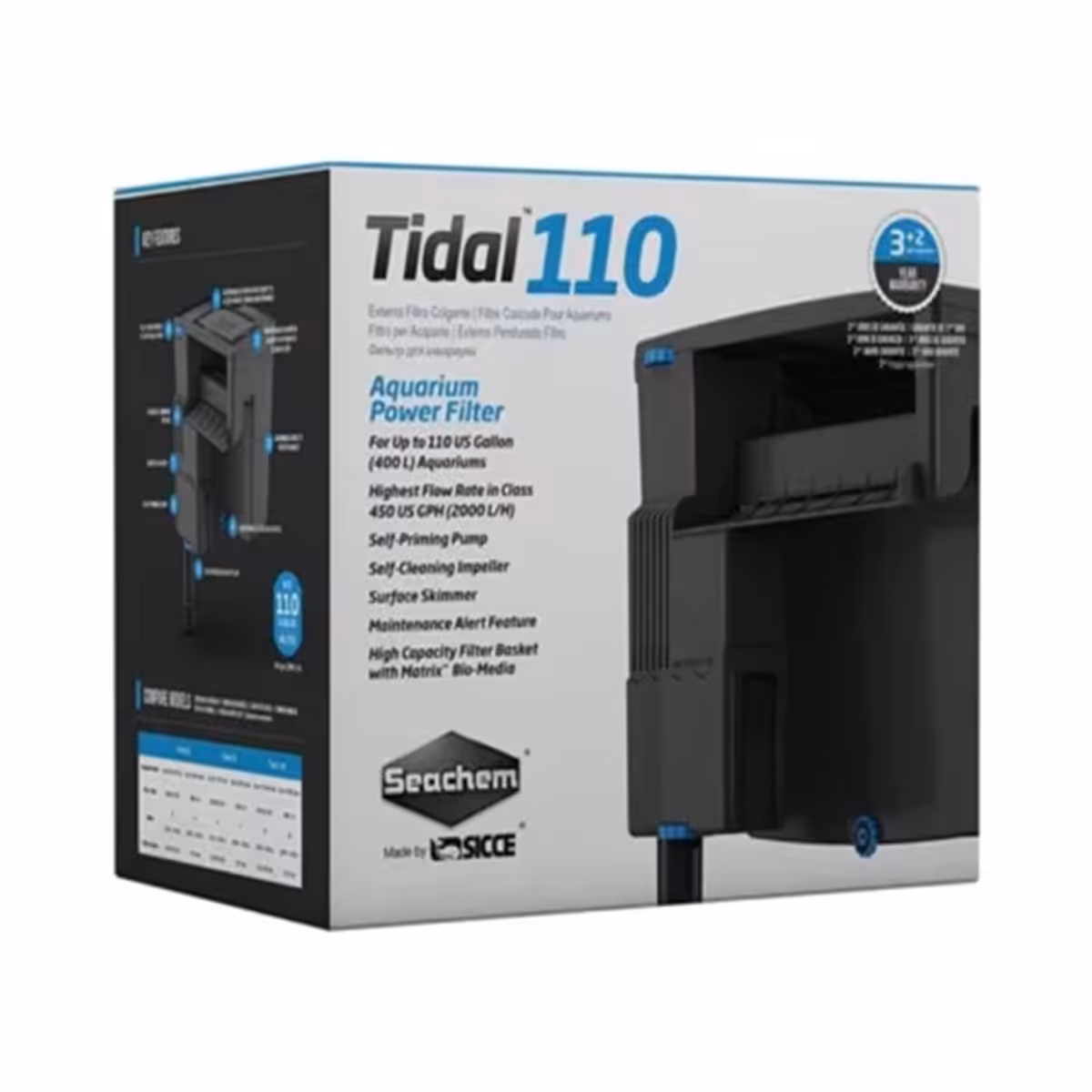 Seachem Tidal Filter 110 - 1700 Litres per hour