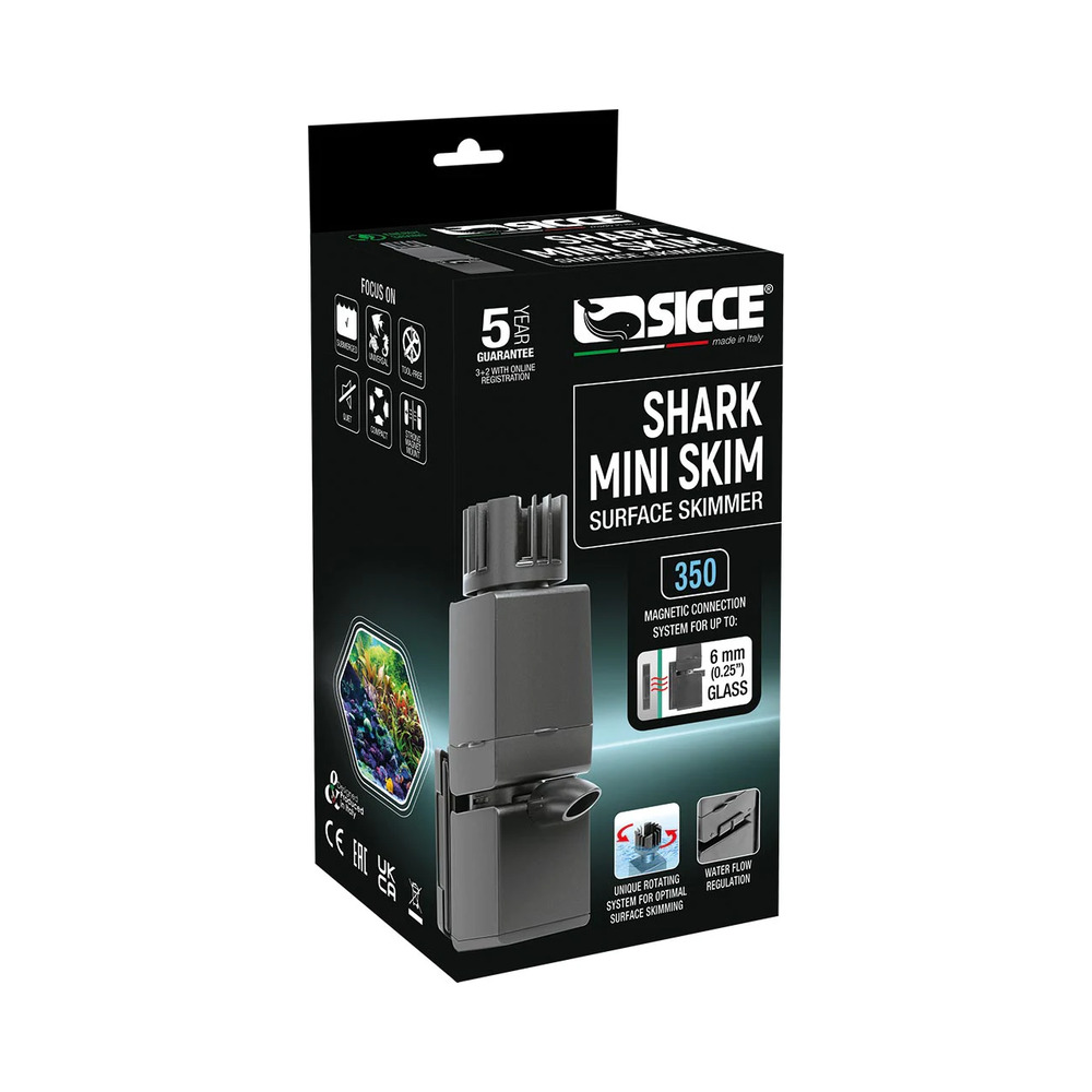 Sicce Shark MINI SKIM 350 Surface Skimmer Sicce Shark MINI SKIM 350 Surface Skimmer
