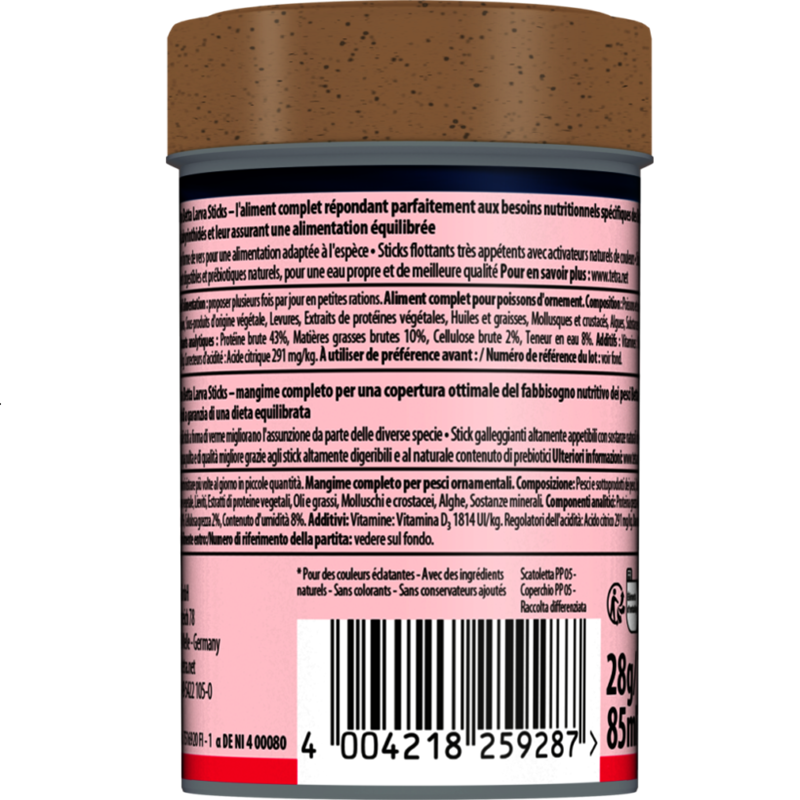 Tetra Betta Larva Sticks 28 gm / 85ml Tetra Betta Larva Sticks 28 gm / 85ml
