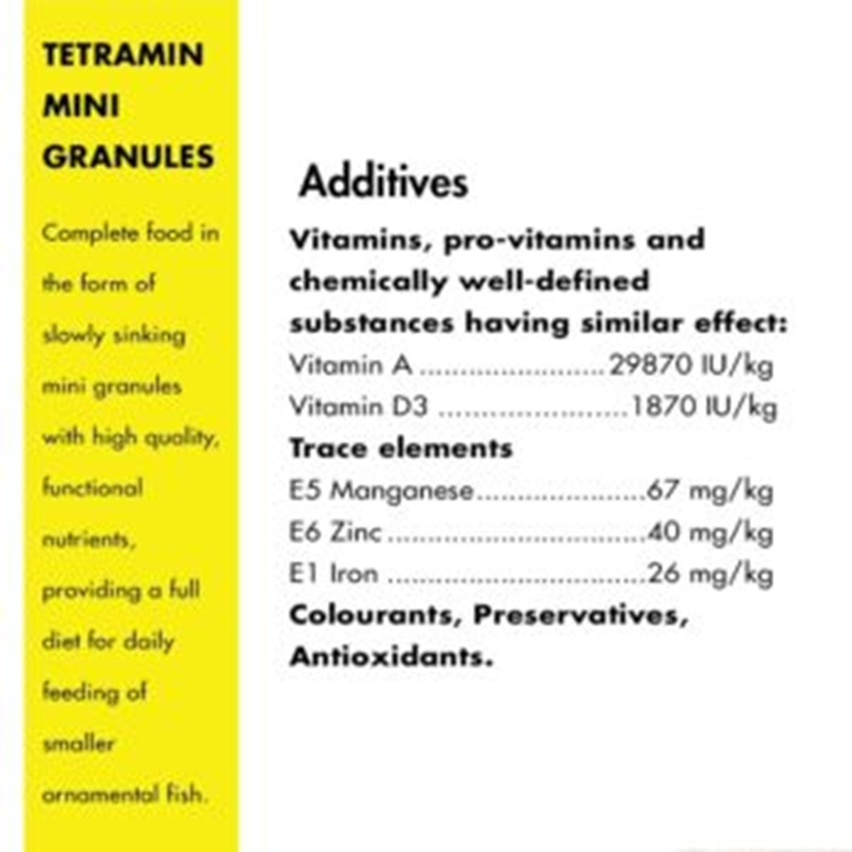 Tetra Min Granules 250 ml Tetra Min Granules 250 ml