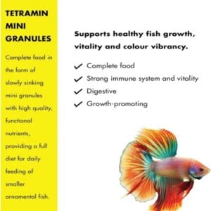 Tetra Min Mini Granules 45 gm / 100 ml - (Pack of 2)