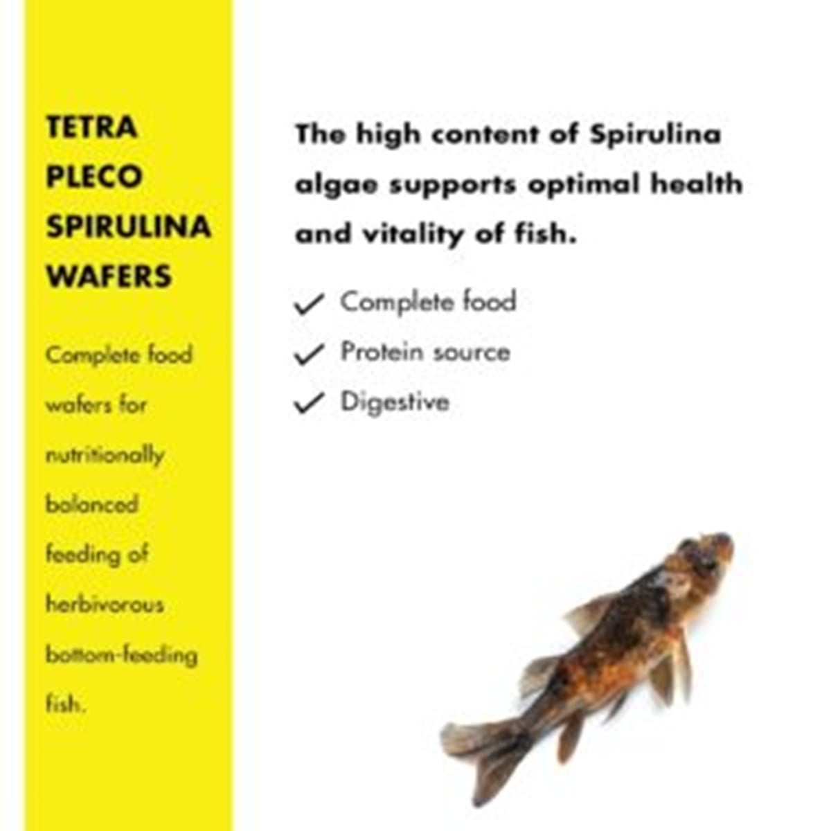 Tetra Pleco Spirulina Wafers 85 gm Tetra Pleco Spirulina Wafers 85 gm