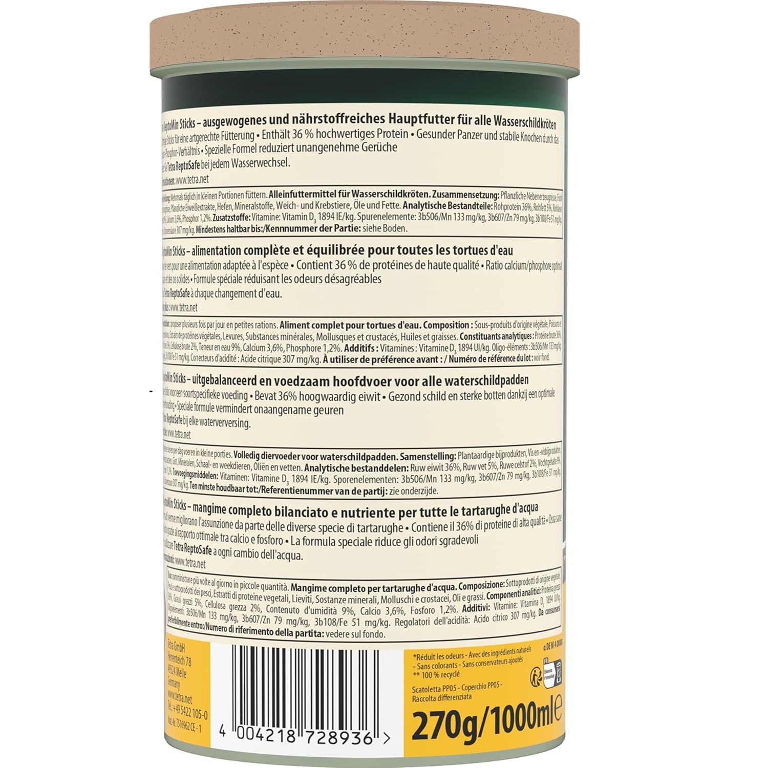 Tetra ReptoMin 1000 ml Tetra ReptoMin 1000 ml - Image 2