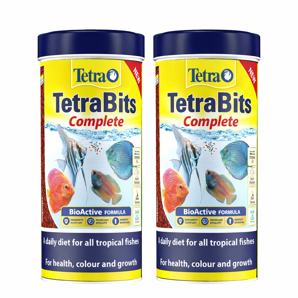 Tetra Bits Complete fish food 93 gm / 300 ml - (Pack of 2) Tetra Bits Complete fish food 93 gm / 300 ml