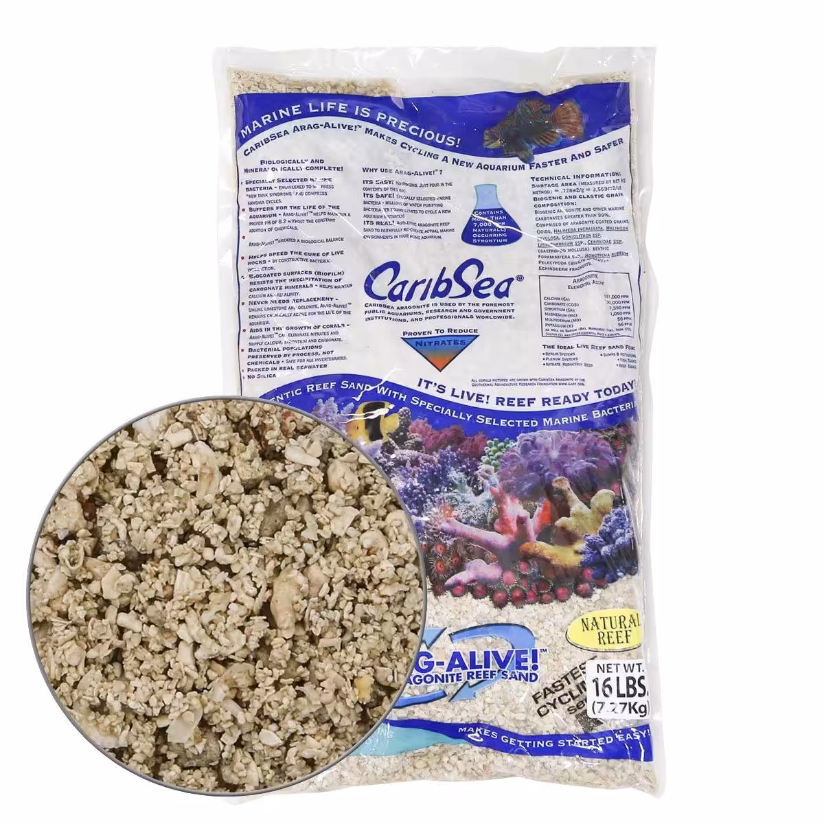Caribsea Arag-Alive Natural Reef