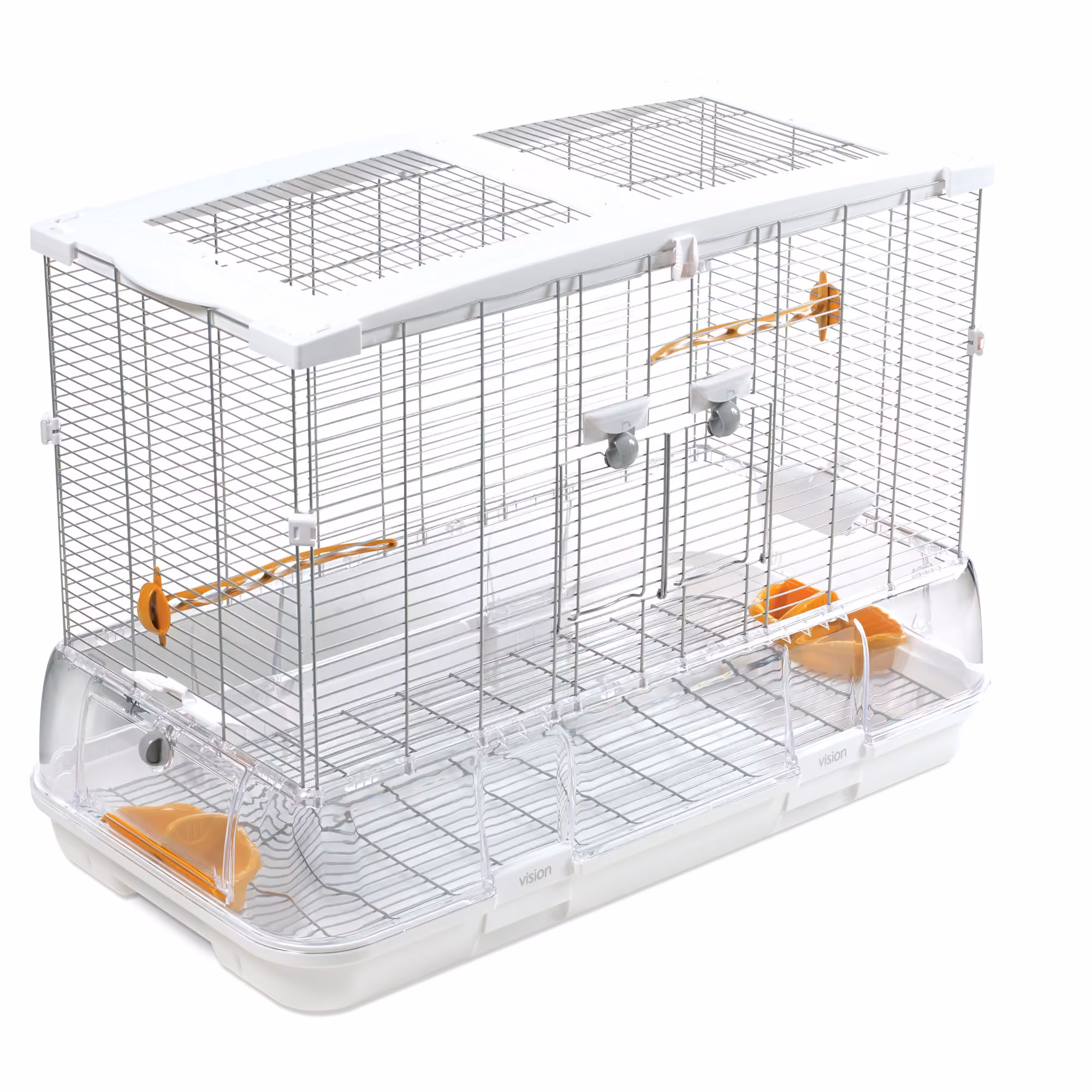Bird Cage for Very Small to Small Birds, Model L01, Small Wire, Single Height