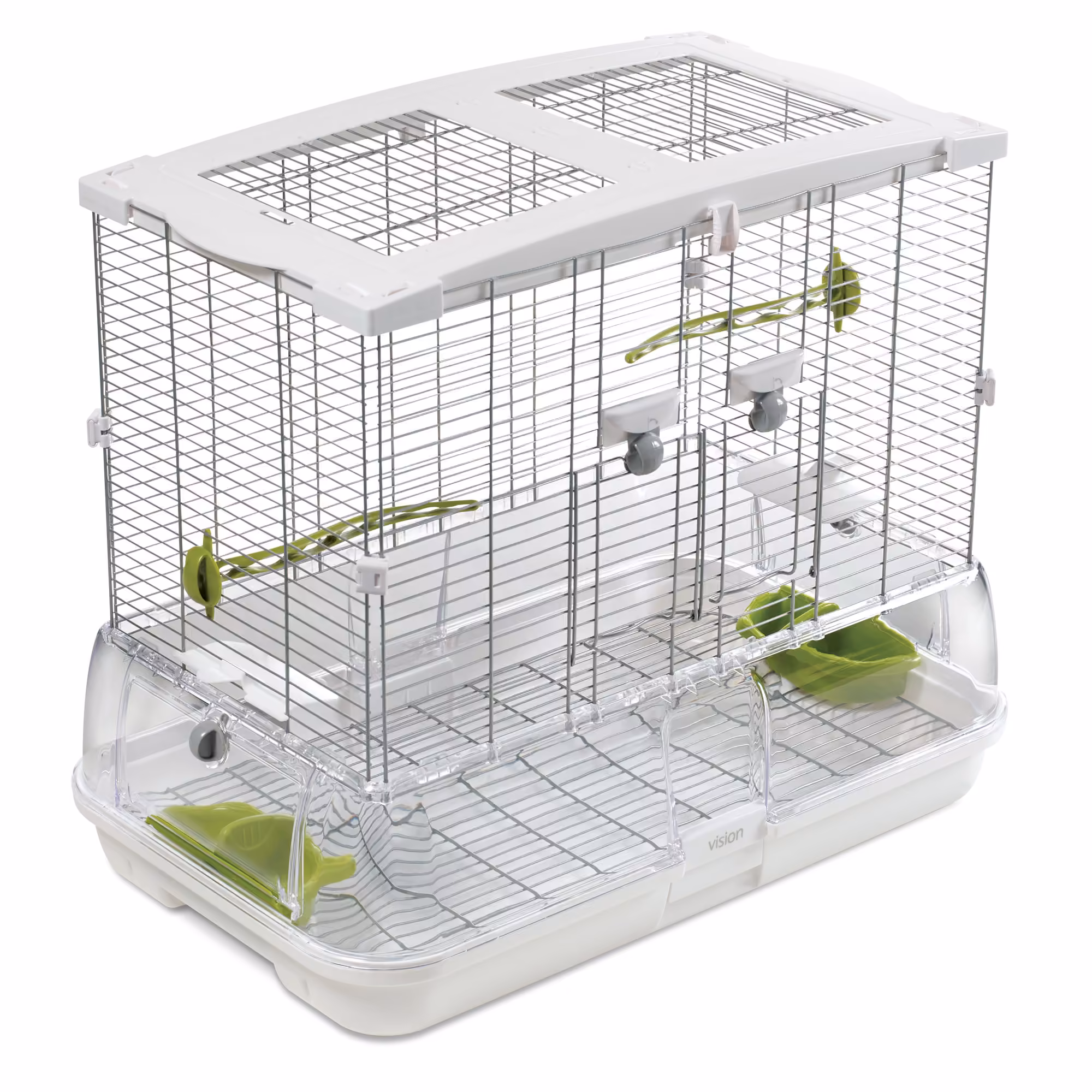 Bird Cage for Very Small to Small Birds, Model M01, Small Wire, Single Height