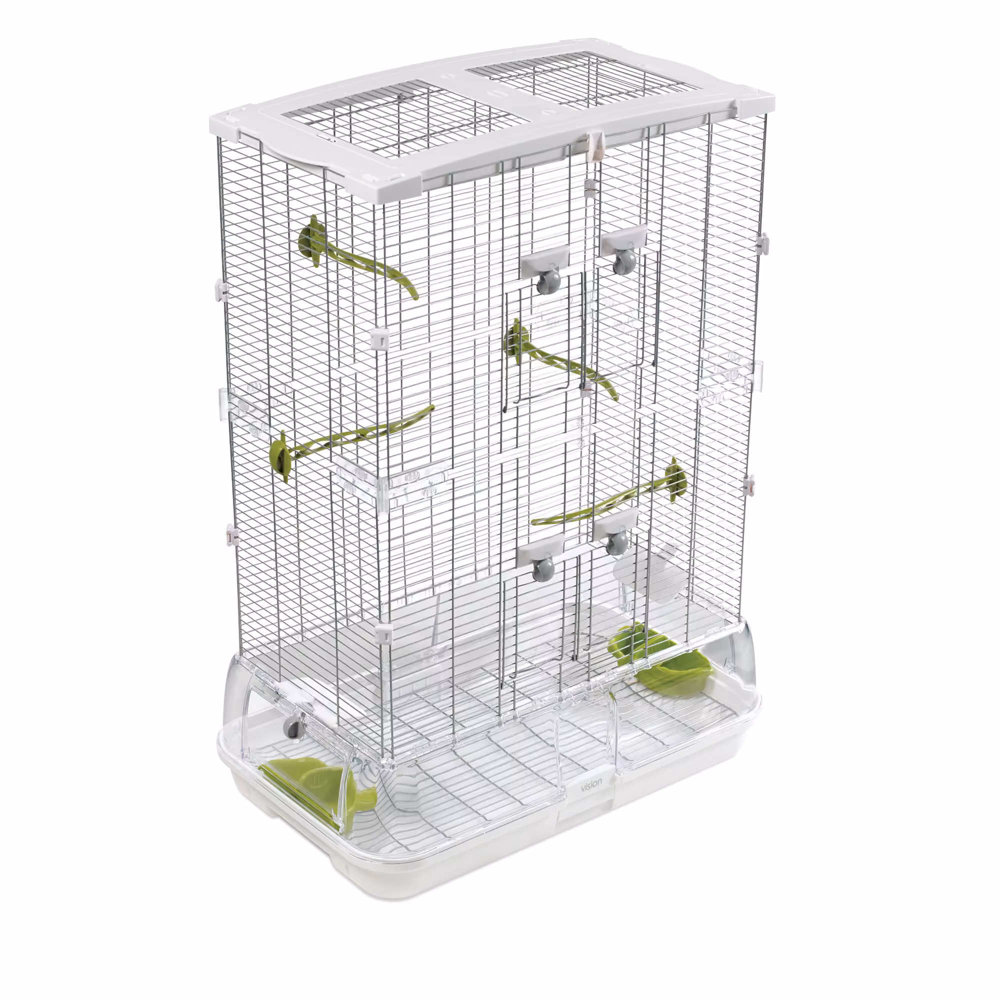 Bird Cage for Very Small to Small Birds, Model M02, Small Wire, Double Height