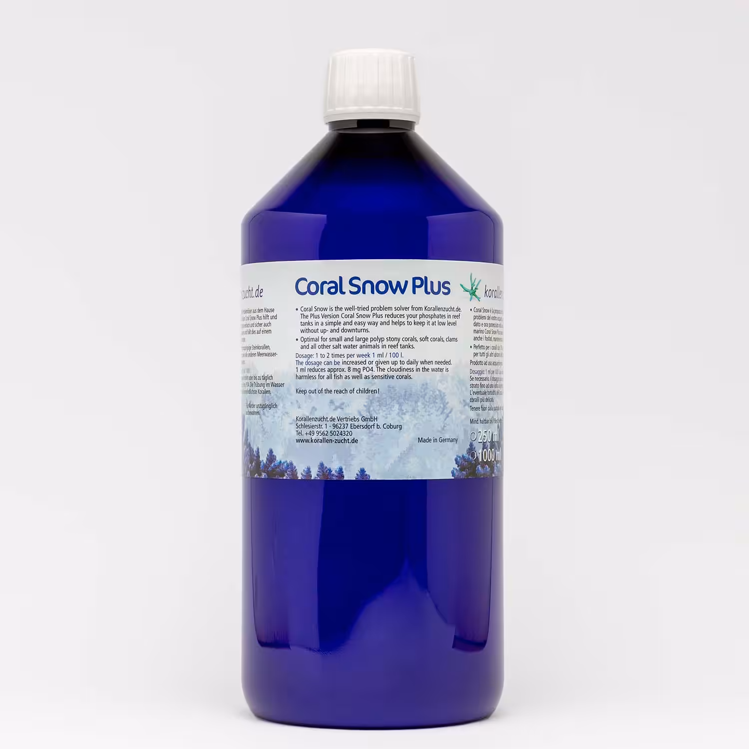 Korallen-Zucht CoralSnow Plus - 1000 ml Korallen-Zucht CoralSnow Plus - 1000 ml