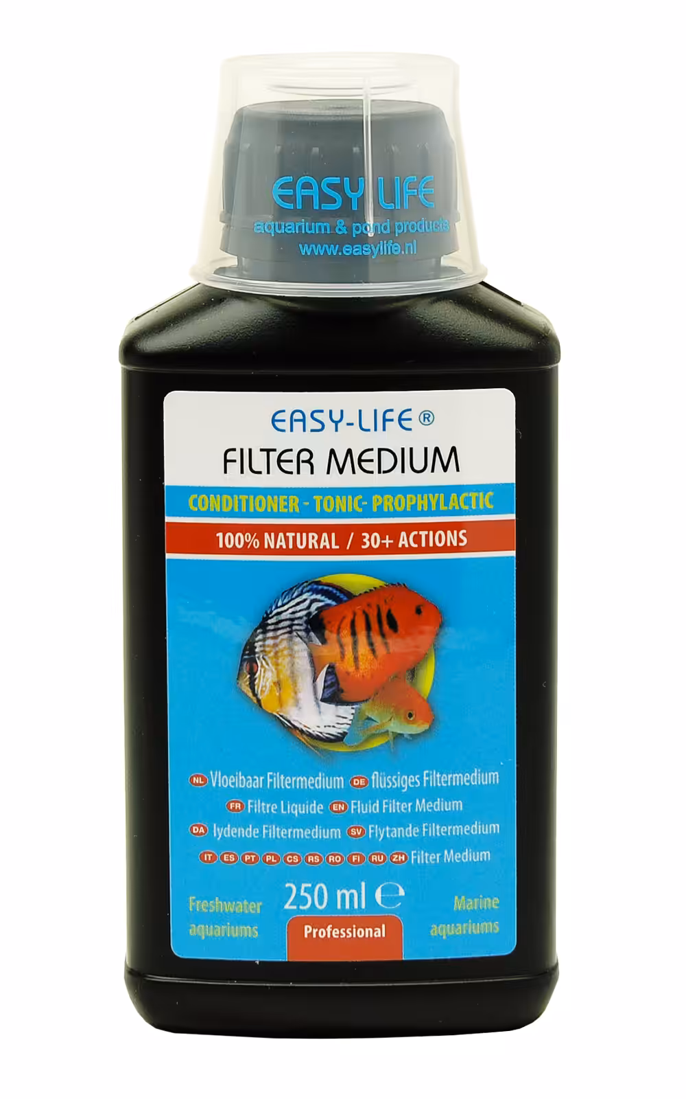 IndieFur - Branded Online Aquarium Store in India. Easy Life Filter Medium 250 ml