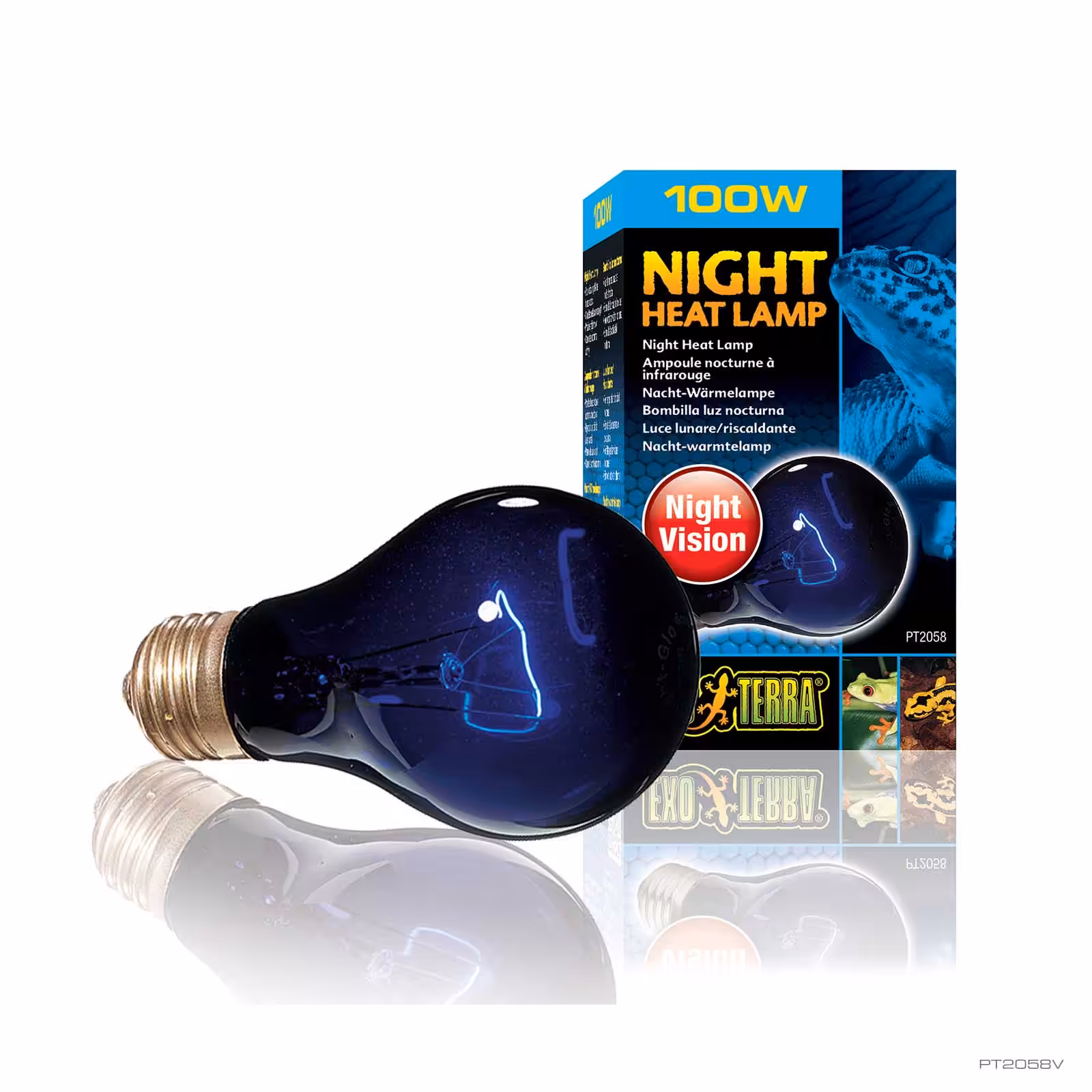 IndieFur - Branded Online Aquarium Store in India. Exo Terra Night Heat Lamp 100 Watt