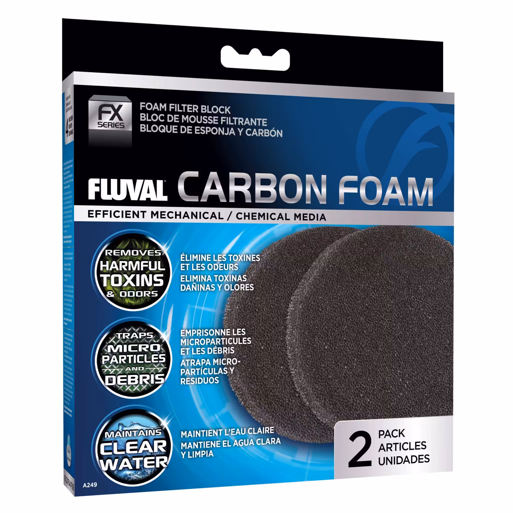 fluval carbon foam