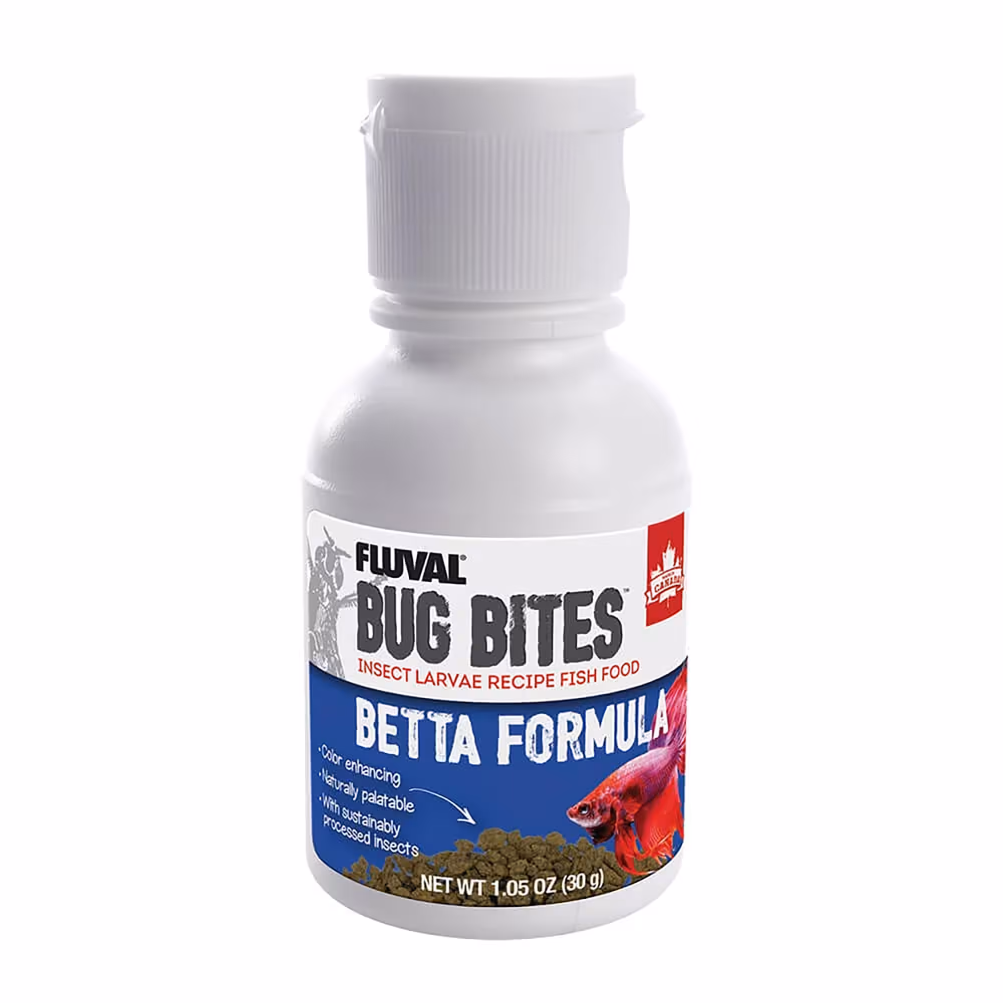 IndieFur - Branded Online Aquarium Store in India. Fluval Bug Bites Betta Micro Granules, 30 g