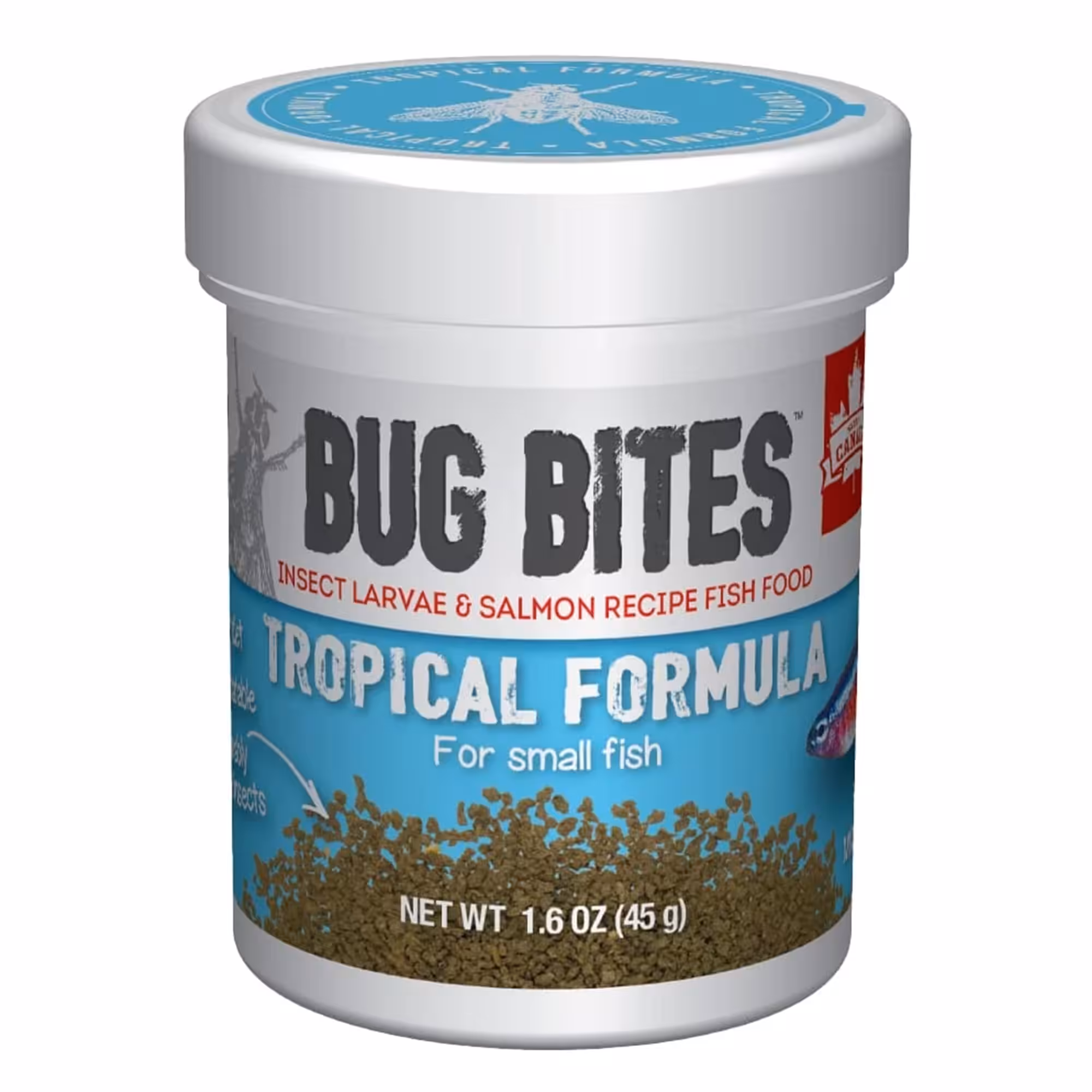 Fluval Bug Bites Tropical Formula Micro Granules S-M (45g)