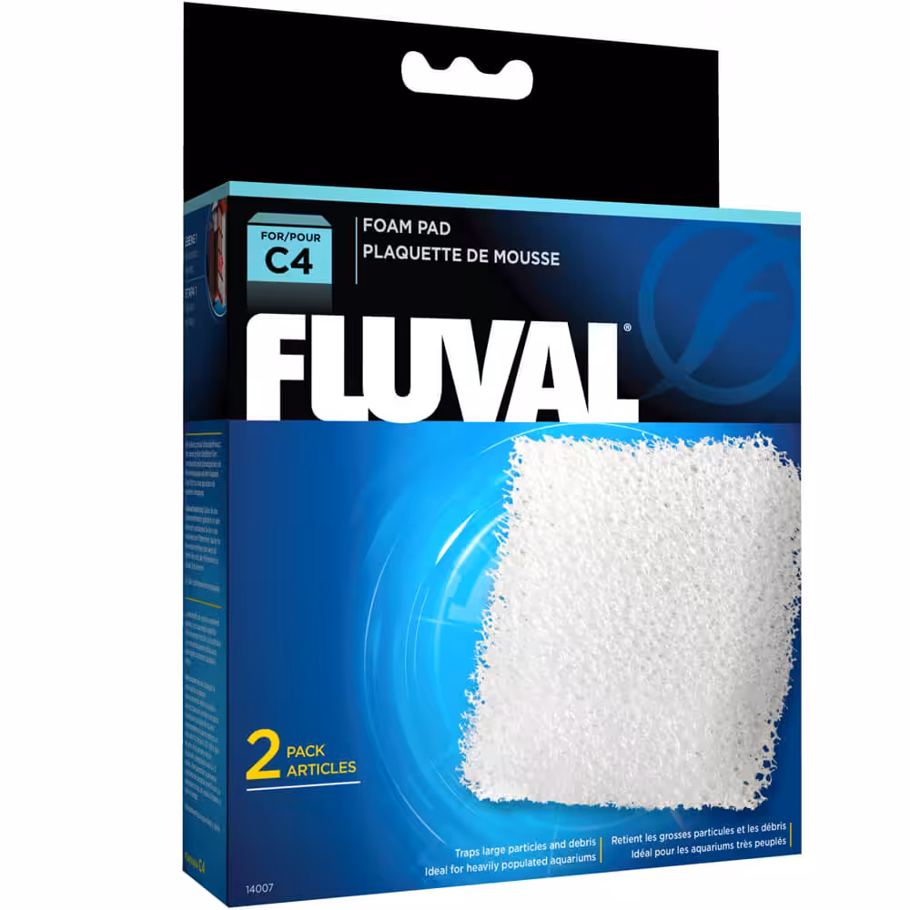 Fluval C4 Poly Foam Pad: 2 Pcs