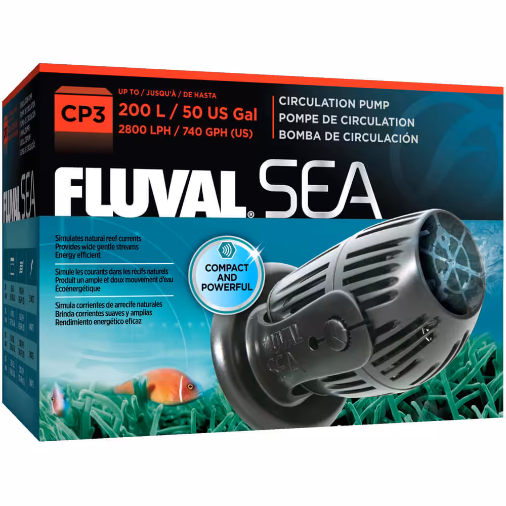 Fluval CP3 Circulation Pump, up to 50 US Gal / 200 L – 14347