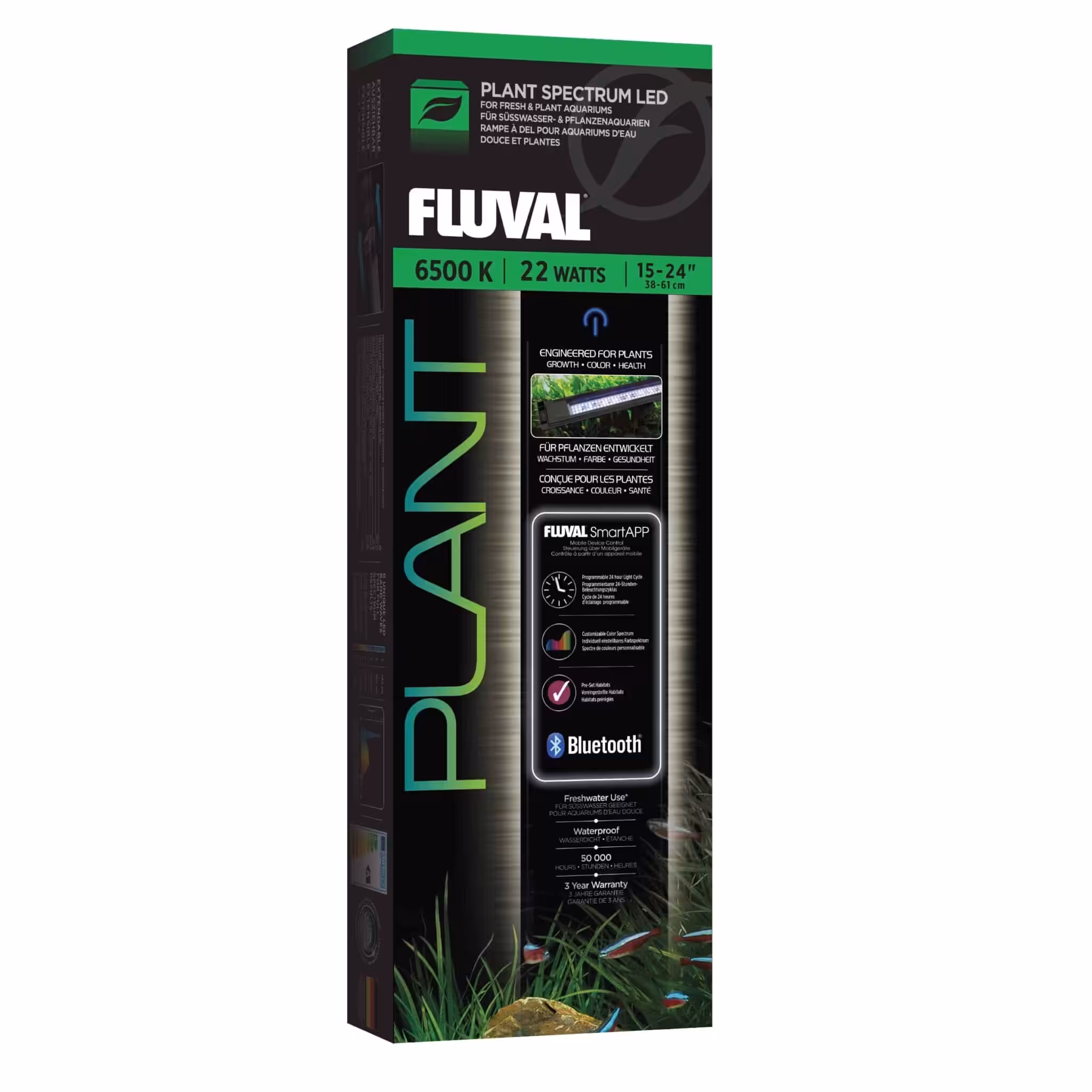 Fluval Plant 3.0 Bluetooth LED, 22W, 15-24″ / 38-61 cm