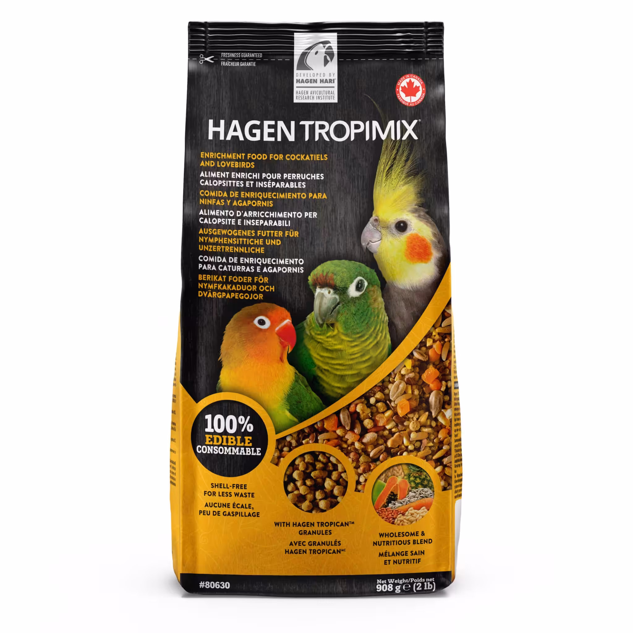 Hari Lovebirds and Cockatiels 908 g 2lb Tropimix