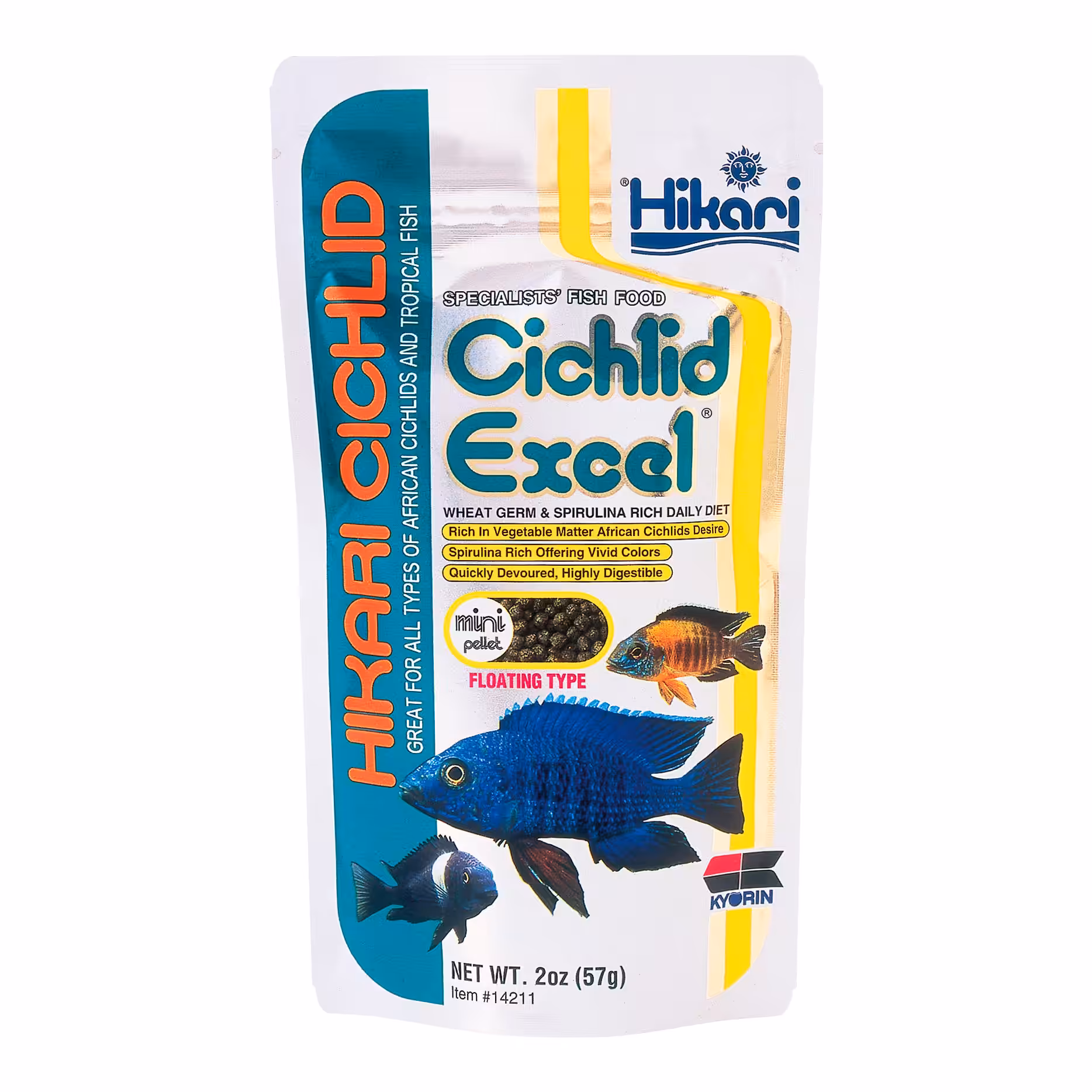 Hikari Cichlid Excel 57 gm Mini Pellet
