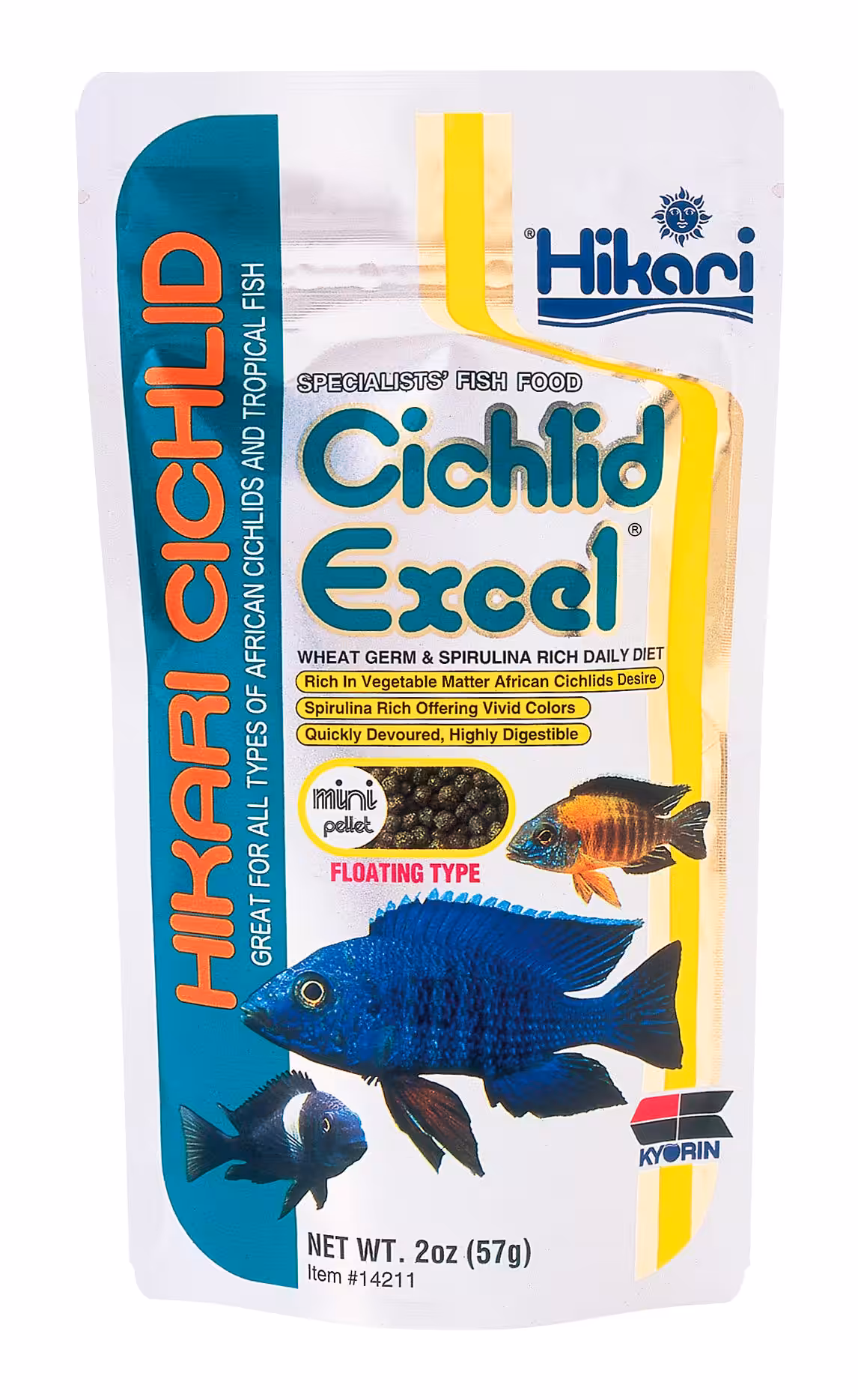 Hikari Cichlid Excel 57 gm Mini Pellet