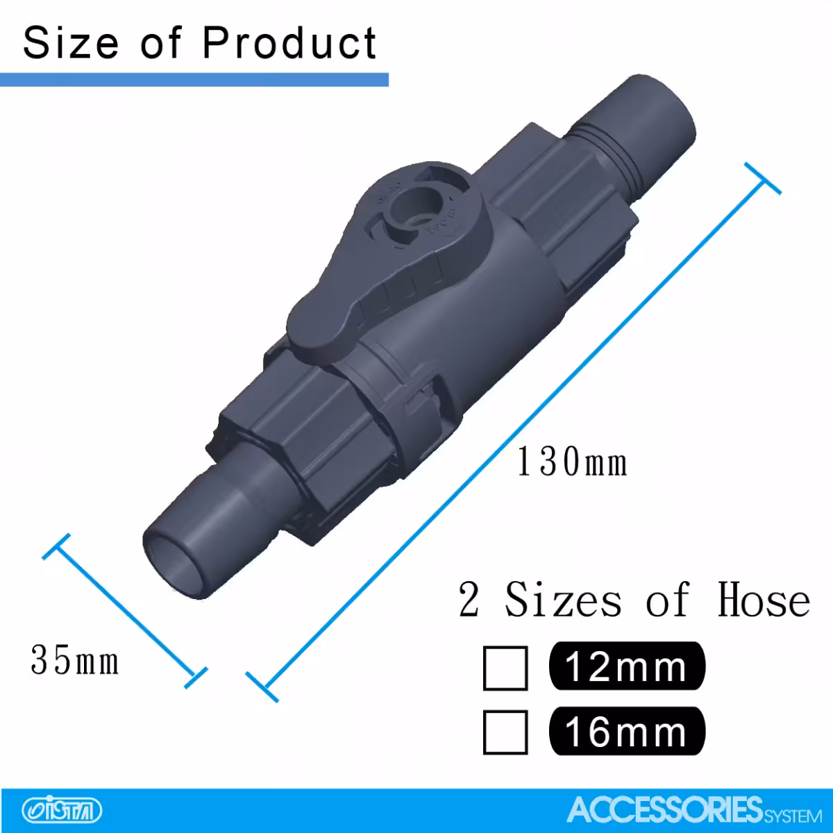 ISTA Single Tap Connector 12 mm ISTA Single Tap Connector 12 mm