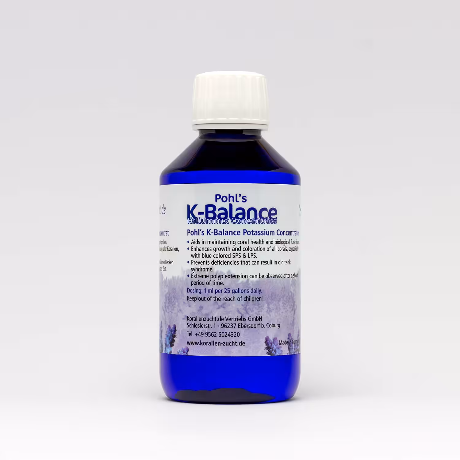 Korallen-Zucht Pohl’s K-Balance Potassium Concentrate 250 ml