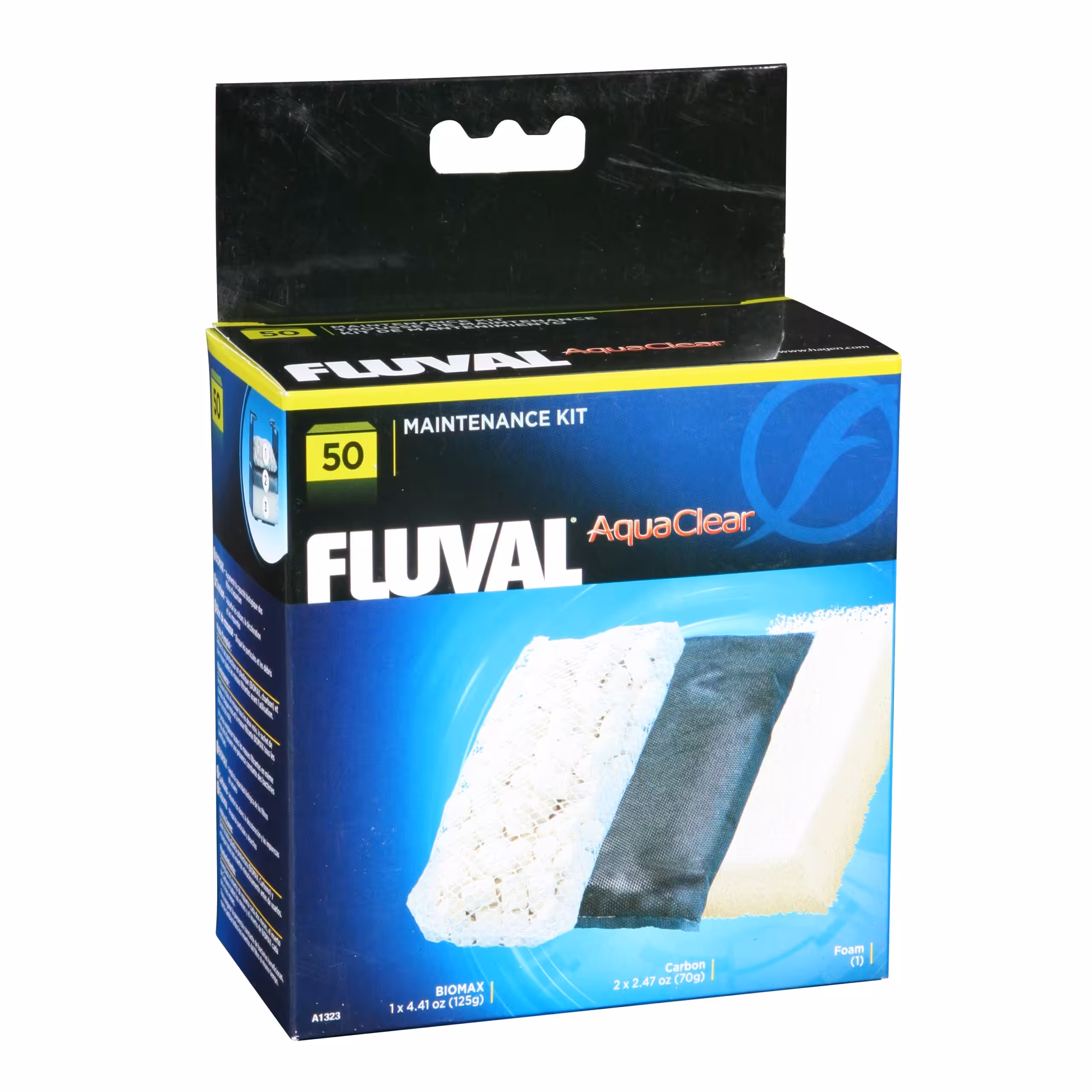 Media Maintenance Kit for Fluval AquaClear 50, up to 50 US Gal / 189 L: A1323