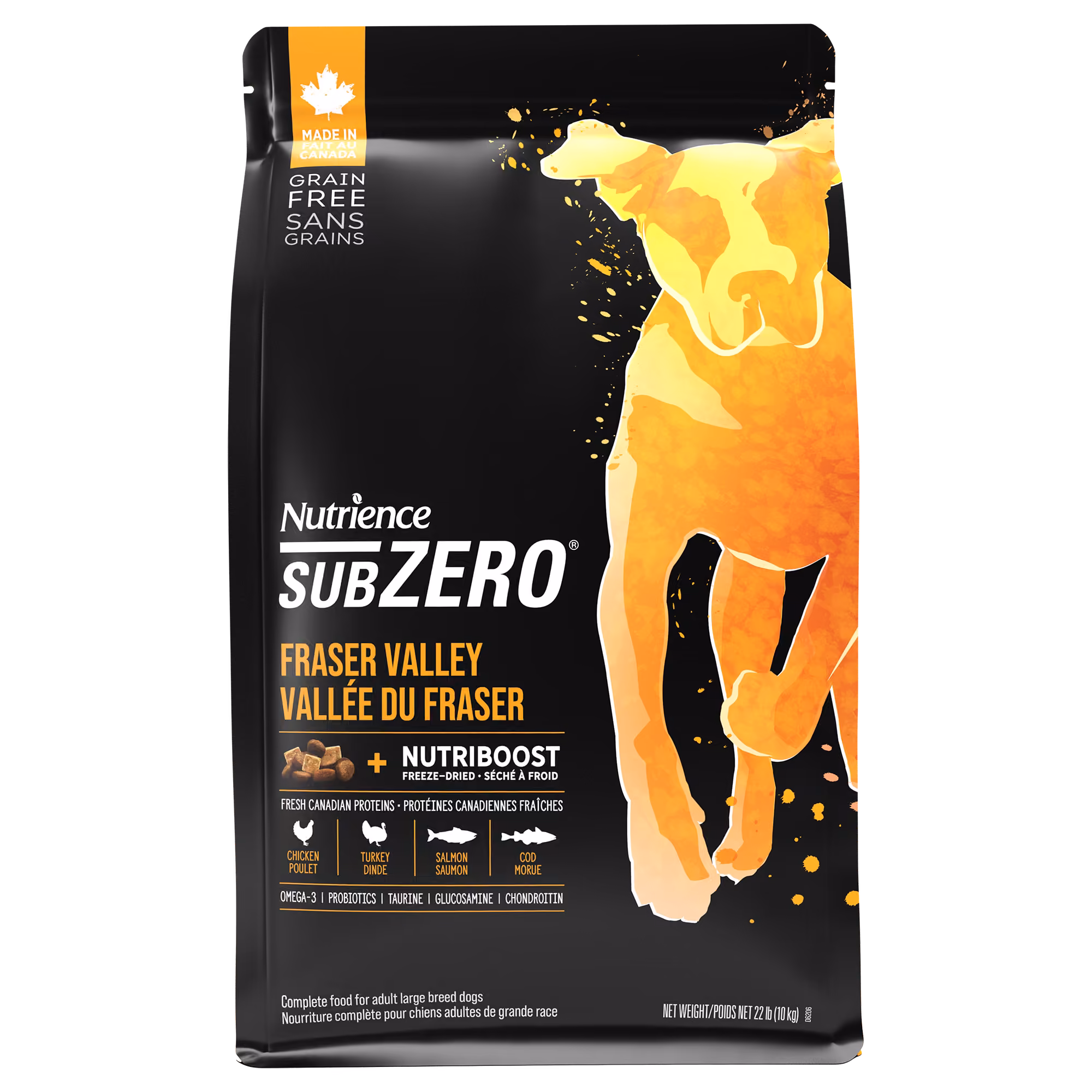 Nutrience SubZero Fraser Valley High Protein Dog Food, 10 kg (22 lb) photo 1