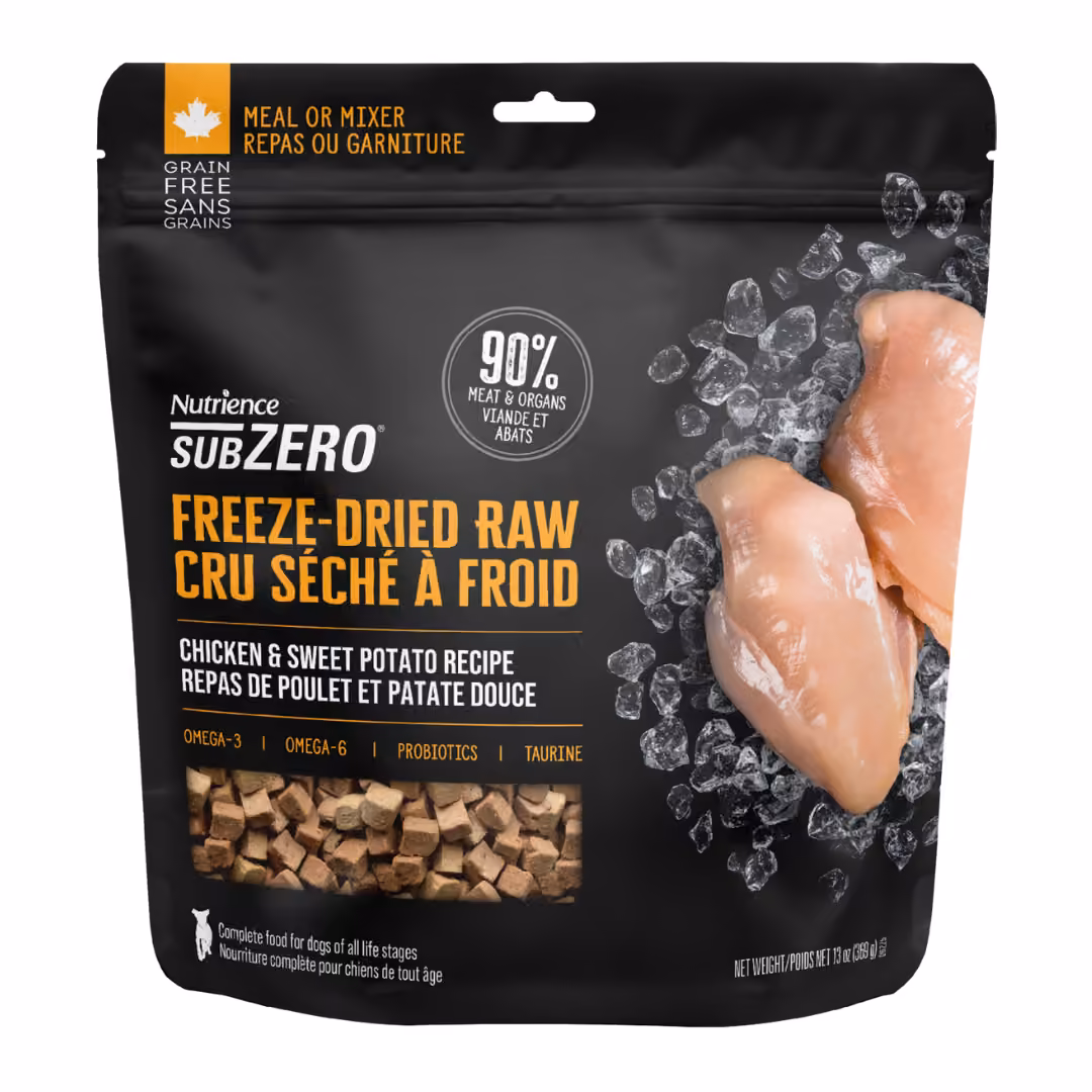 Nutrience SubZero Freeze-Dried Raw Chicken and Sweet Potato Dog Food, 113 g (4 oz) photo 1