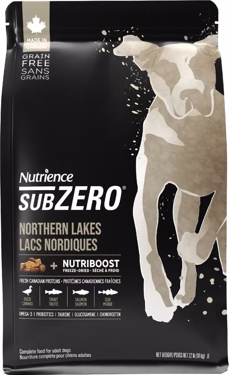 Nutrience SubZero Northern Lakes Fish and Duck High Protein Dog Food, 10 kg (22 lb) photo 1