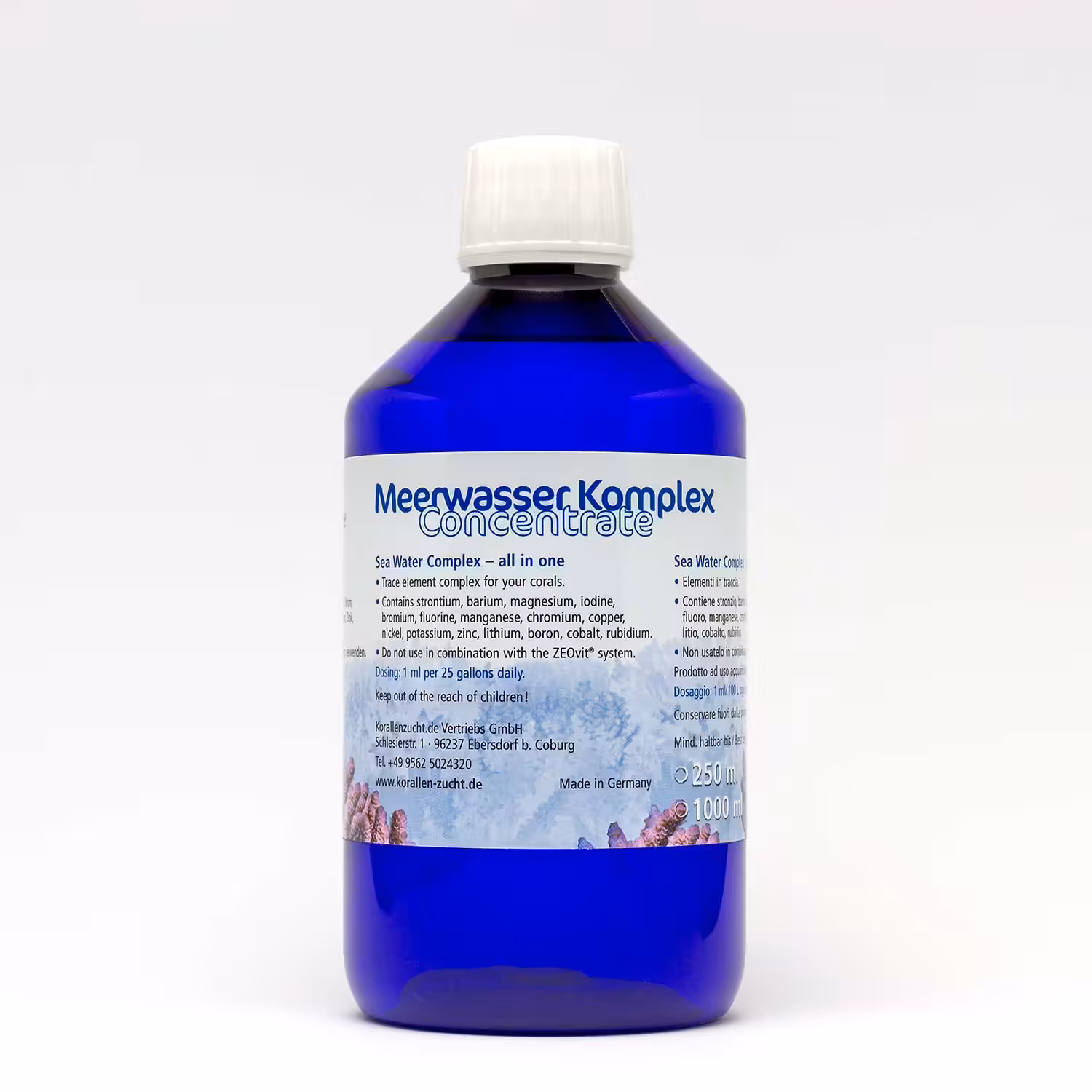 Korallen-Zucht Seawater Complex Concentrate - 500 ml Korallen-Zucht Seawater Complex Concentrate - 500 ml