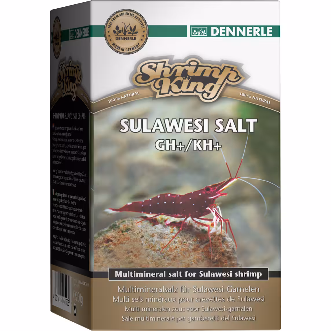 Shrimp King Sulawesi Salt GH + KH+ 200 gm